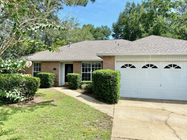AVAILABLE OCT. 16. Nice corner lot in Parkwood Square. Great split bedroom floorplan features formal dining room and eat in kitchen with island, gas stove (no refrigerator), cozy gas fireplace, screened back porch and large privacy fenced back yard. Conveniently located to Bluewater Bay Elementary as well as shopping and dining. Owner will consider a pet under 50 pounds that is spayed/neutered and fully housebroken with a non refundable pet fee. Anyone 18 or over wishing to live in the property must fill out an application and be on the lease. Tenants required to carry renter's liability insurance while occupying the property