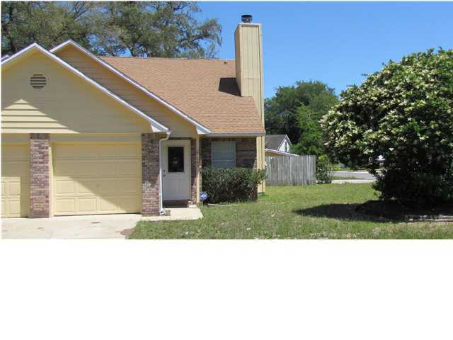 Nice home in subdivision close to MidBay Bridge. Master bedroom w/master bath downstairs. Bonus room off of Master bedroom could be office/sewing/nursery room. Large, open kitchen/dining area with tile flooring and breakfast bar. Refrigerator not warranted. Vaulted ceilings in living room with fireplace. Wide corner lot, at end of street, fenced in backyard with 13x13 shed in back with separate drive way. Screen porch off kitchen to sit in and enjoy the day. Owner will consider dogs only, under 50 pounds that are spayed or neutered and fully housebroken with $255 non refundable pet fee. Great value in BWB area at $1225/month. Minutes from Destin, Beaches and Dining. Available 11/15/2016. All adults intending to live in the property must fill out an application and