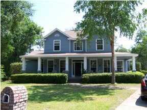 Beautiful home in Bluewater's Village of Bolton, a gated community. Close to shops, bases, and walking distance to elementary school. Large driveway to garage parking in back of home. Large fenced backyard with open space. Very nice porch on front of house to sit and enjoy the day. Large tiled entrance hall opens to very nice great room with French doors to open deck off back. On left side of entrance hall is room for office, living room or den. On right is the formal dining room. Large kitchen with breakfast area. Kitchen area is tiled. Living room, dining room have carpet. Downstairs is huge Master Bedroom with walk in closet and a huge Master Bath, double vanities, separate shower. Upstairs are two other good size bedrooms that share a bath. NO SMOKING. Pets allowed with owner approval