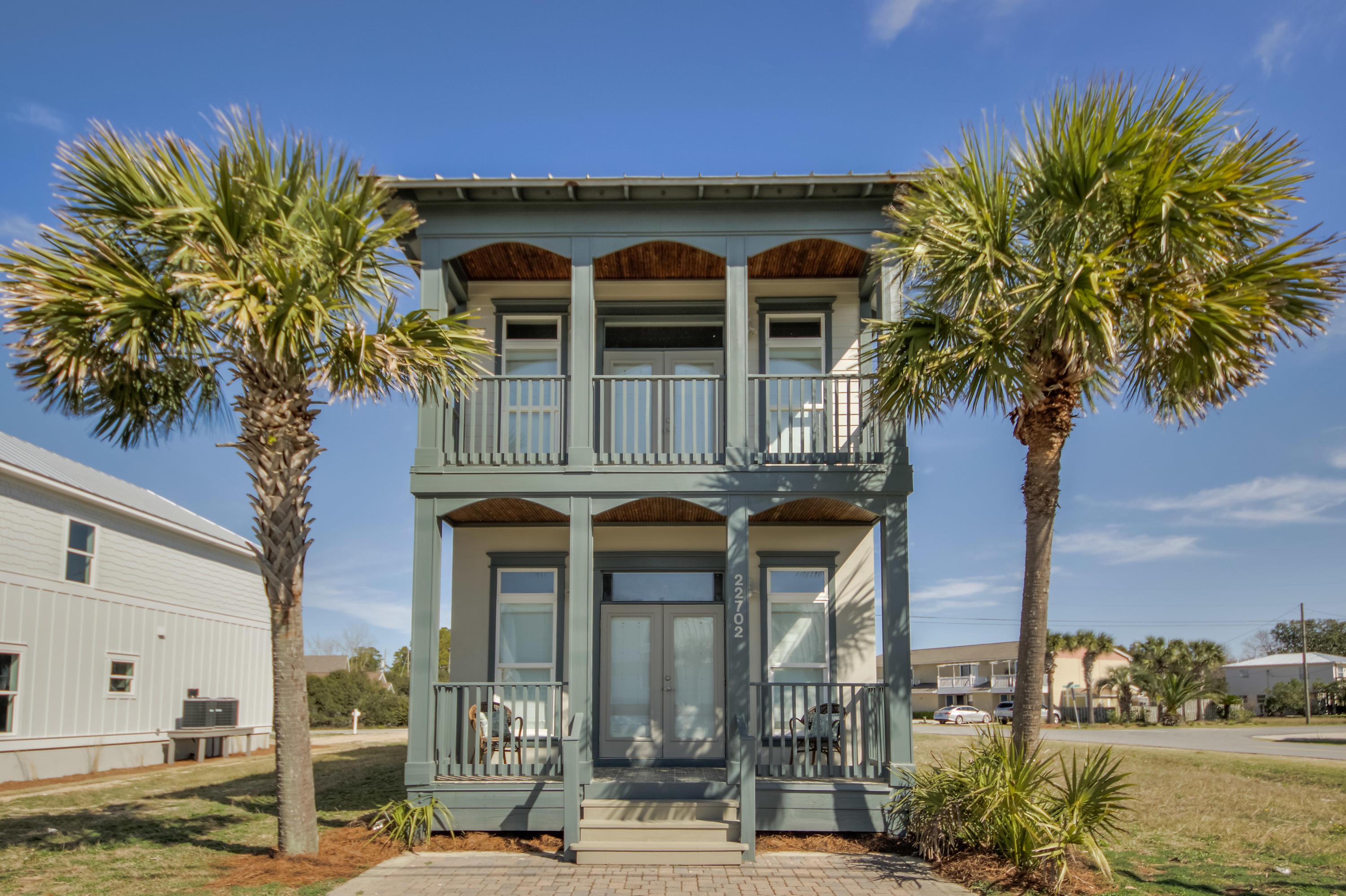 Enjoy gorgeous Gulf views from this 3 story beach house located directly across the street from a public beach access! This 4 bedroom, 3 bath home features a well designed floor plan, bamboo flooring, granite countertops, plentiful closet and storage space, remote access to the thermostats, and Gulf views from the master bedroom balcony and private third floor balcony! This well maintained home has never been rented and occupied only by the current owners as a second home. Conveniently located less than 4 miles from Scenic Highway 30A and less than 8 miles to Pier Park where you can enjoy shopping, restaurants and entertainment. If you are seeking a primary residence, a second home or an investment property, this home is for you! Don't let this fantastic deal slip away!