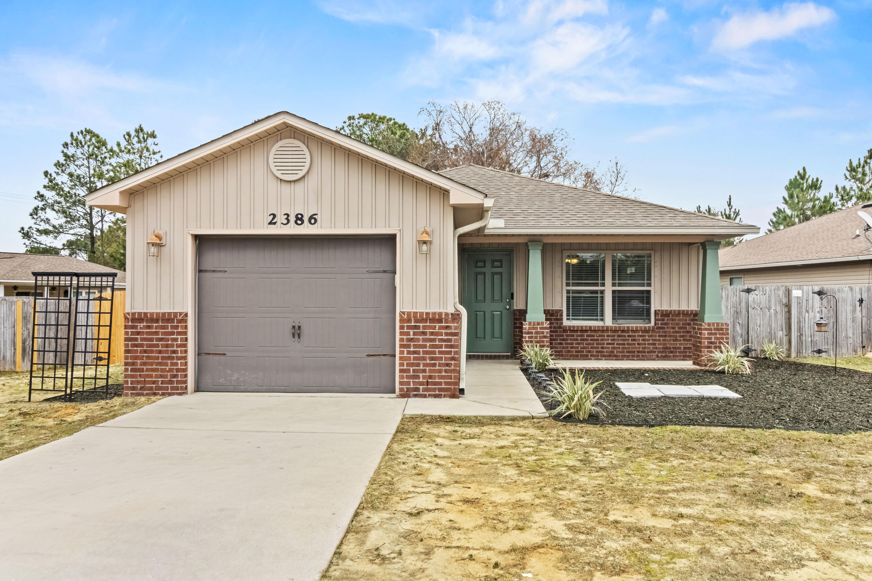 This beautifully maintained 3 bedroom, 2 bathroom home is perfectly prepped for sale and ready for its new owner. The sellers have taken exceptional care of this property, ensuring it is immaculate and move-in ready for you to start enjoying the best of Navarre living.

Inside, you'll find an inviting floor plan with attractive LVP flooring, making the smaller square footage feel spacious and comfortable—it's designed to maximize every inch! This is the ideal home for anyone who desires minimal maintenance and maximum enjoyment, all without the hassle of an HOA.

The location is truly unbeatable! You are just two miles from the famous white sandy beaches of the Navarre, offering the ultimate blend of everyday convenience and coastal charm. Enjoy easy access to Navarre shopping  centers. Conveniently located to both Eglin AFB and Hurlburt Field AFB.

With a comfortable layout and an attached 1-car garage, this home offers incredible accessibility and is an absolute must-see!