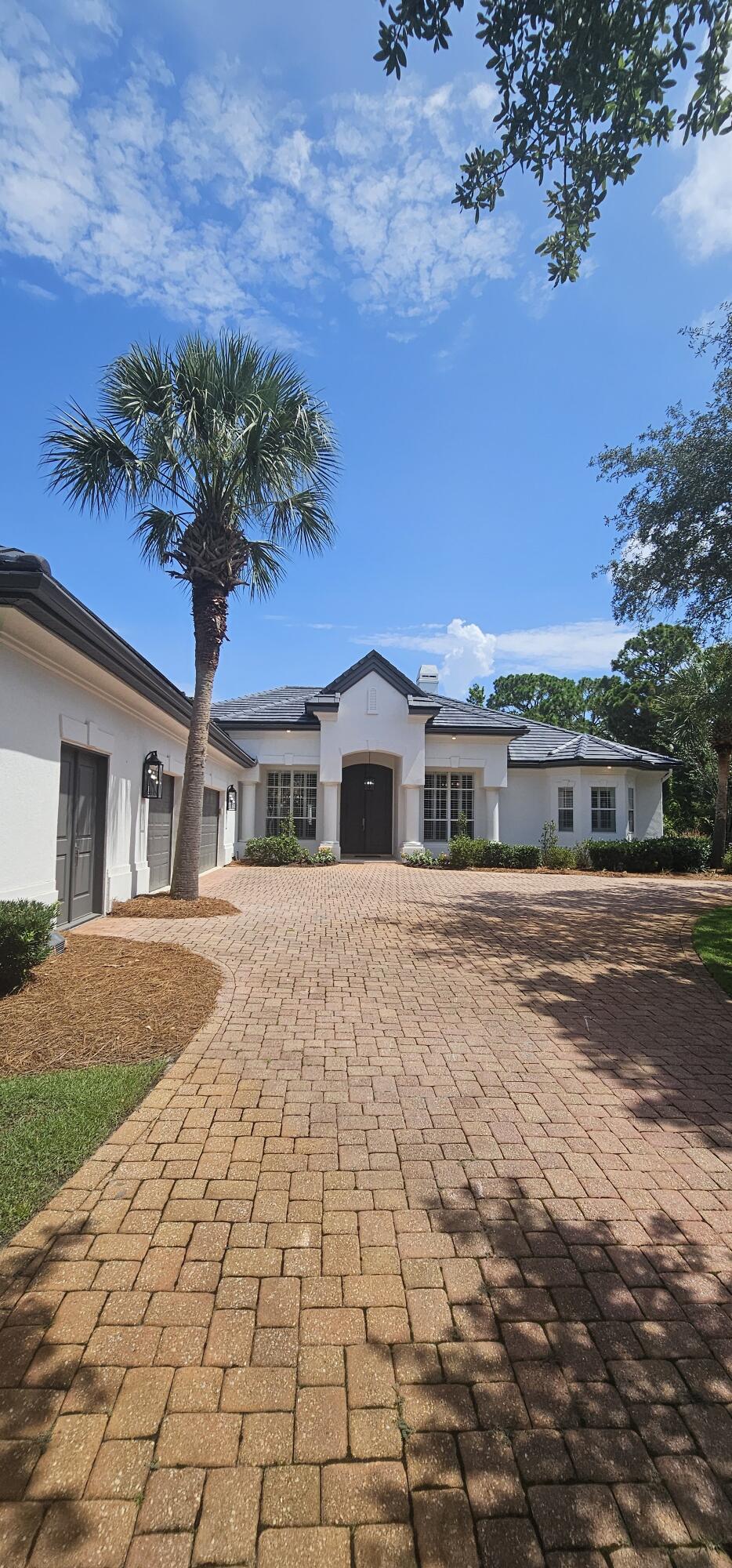 Tucked away in the exclusive gated community of Burnt Pine in Sandestin, this stunning single-story home sits on an expansive corner lot of over half an acre in a quiet cul-de-sac. Spanning 3.963 square feet, this beautifully renovated residence offers five bedrooms, six full baths, and an inviting open-concept design. Renovated with a sophisticated coastal aesthetic, the home features a crisp white and gray palette, soaring 12-foot ceilings, rich walnut flooring, and abundant natural light. Designed for effortless indoor-outdoor living, the heart of the home boasts a spacious kitchen, two dining areas, and two living spaces—each seamlessly flowing through three walls of sliding glass doors to a screened-in outdoor retreat. This serene space includes a heated pool, spa, and multiple lounging and dining areas, perfect for entertaining. A private guest suite, complete with a full kitchen and bath, adds to the home's exceptional versatility. With a three-car garage and premium finishes throughout, this Burnt Pine gem is a rare find for those seeking luxury and comfort in Sandestin. Indulge in the lifestyle you deserve in this magnificent Burnt Pine estate. Whether you are lounging by the pool, hosting lavish gatherings, or enjoying quiet moments on the balcony, this home provides the perfect setting for a life well-lived.

As an introduction to the Sandestin lifestyle, we invite our new owners to explore amenities that make Sandestin special. The listing brokerage and seller(s) are presenting the buyer(s) of this property with (2) 90-minute rounds of Tennis court time, a golf foursome at one of our three championship courses, and a round of golf for up to four (4) players at the unrivaled Burnt Pine Golf Club.

Sandestin Golf and Beach Resort features more than seven miles of beaches and pristine bay front, four championship golf courses, 15 world-class tennis courts, a 226-slip marina, a fitness center, spa and celebrity chef dining. Shop, dine and play at the charming pedestrian village, The Village of Baytowne Wharf and more. Inside the gates of the resort, residents enjoy a balanced lifestyle of high-class living, spanning the 2,400 acres from the beach to the bay. Everything within the gates of the resort is accessible by golf cart or bicycle. The entire resort is interconnected by miles of pedestrian, bike and golf cart paths that weave through groves of live oaks, meandering past natural lagoons, fountains, man-made lakes, and meticulously landscaped fairways.