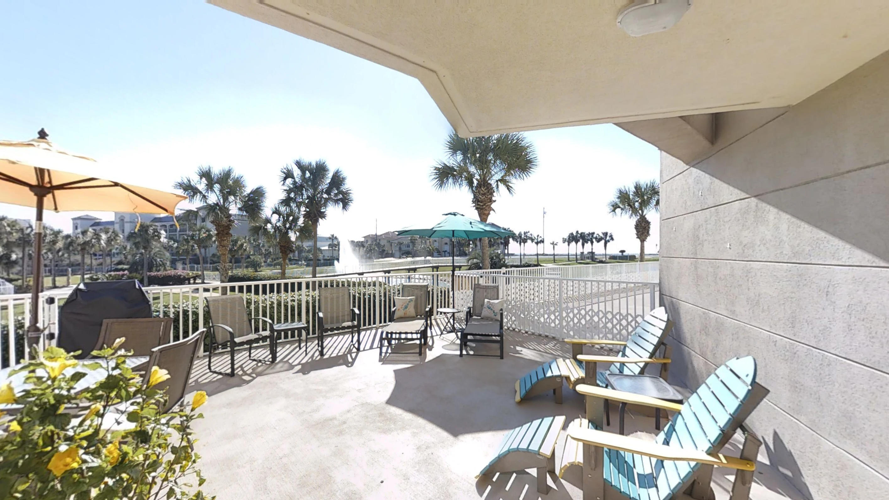 Amalfi Coast Resort is a beautifully maintained, low-density gated resort community located on the east end of Scenic Gulf Dr., directly across from the Gulf of Mexico. Unit A109 is located on the 1st level and has a large balcony partially covered. The sellers have refreshed with new furniture and paint, as well as updated decor. Calming fresh color invites you to relax in your home on the beach. The large patio has a beautiful view of the gulf and plenty of room for multiple seating areas as well as a gas grill, which is allowed only on units with large patios. Beautiful tile flooring throughout which helps minimize the effect of sand and water on the property. Large sunny pool and recreation area to enjoy with your guest or for your renters. Parking space and storage cage included