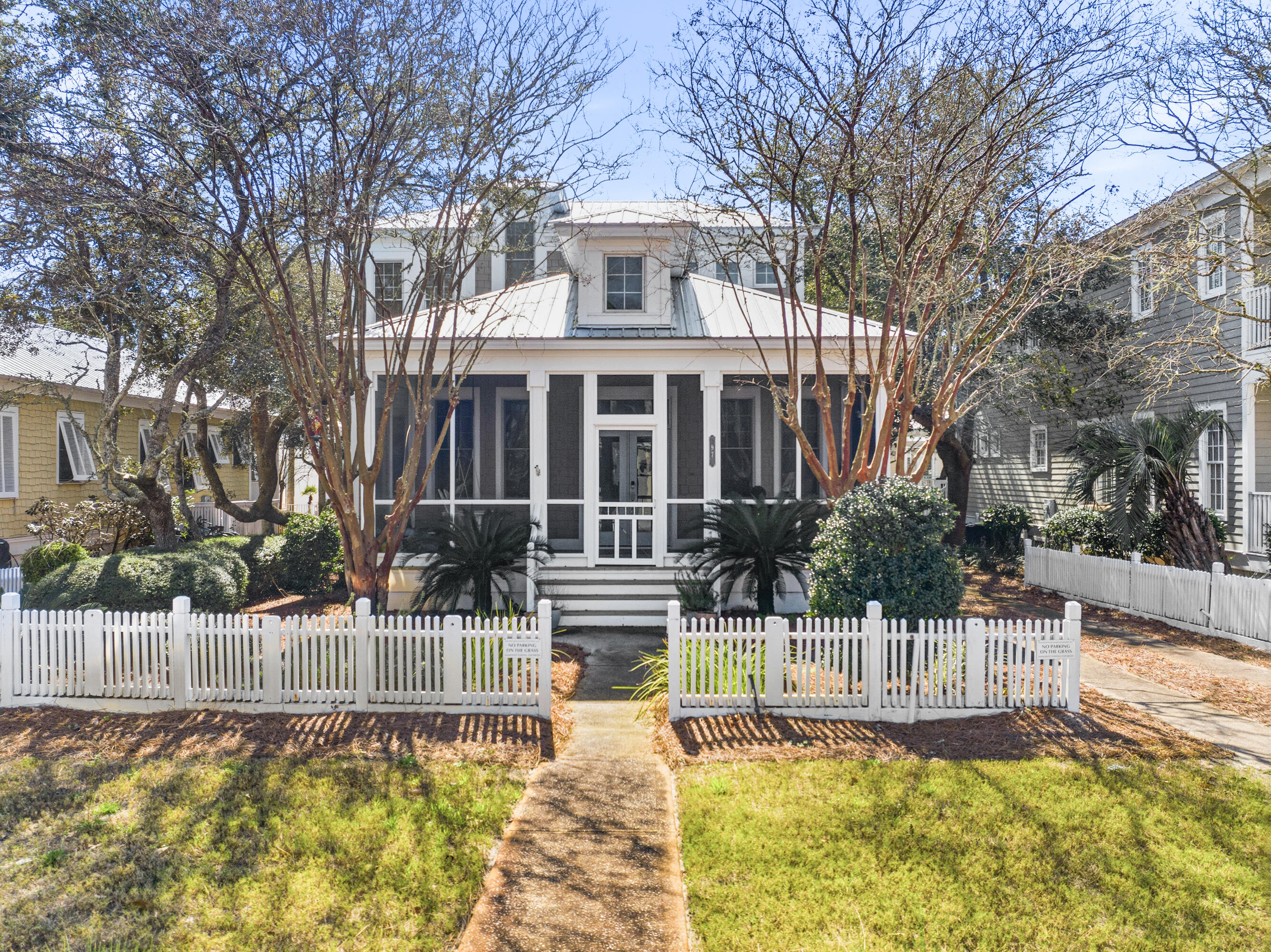 Discover the charm of Frangista Beach, one of Miramar Beach's most treasured coastal communities. This home sits directly behind the community pool, with deeded beach access just a 4-minute walk away. Accented by beautiful live oak trees and a white picket fence that add to its enchanting setting, this renovated beach cottage offers the perfect blend of comfort, style, and investment potential, with strong rental income and an unbeatable location.  

Ideally situated between 30A and Destin, you have access to boutique shopping, dining, and entertainment--truly the best of both worlds.

The decor is reminiscent of a Serena & Lily magazine spread, exuding refined coastal luxury and effortless style. An amazing front porch offers a taste of true southern living, perfect for relaxing. The thoughtfully designed floor plan features a huge primary suite with a spa-like tub and separate shower, while both guest bedrooms downstairs include private en suite bathrooms, providing comfort and privacy for family or visitors. Soaring 11-foot ceilings create a spacious feel throughout the home. 

With $150,000 in upgrades, this home has been meticulously improved with new wood floors, a new metal roof, gas tankless water heater, new landing and deck, light fixtures and ceiling fans, window treatments, and more, offering both beauty and peace of mind. 

Whether you are searching for a full-time residence, second home, or vacation rental, this special property stands out with its magical setting, extensive upgrades, and proven income potential in one of Miramar Beach's most beloved beach communities. Schedule a showing today!