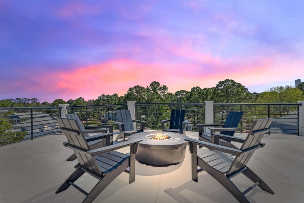 Welcome to Luna Del Mar, a stunning newly constructed 8-bedroom, 9-bathroom beach estate (completed in 2025) nestled in the heart of Seagrove Beach—just 1,300 feet from one of the most peaceful stretches of shoreline along scenic 30A. With more public beach access points than any other neighborhood, Luna Del Mar offers over 100 yards of pristine Gulf frontage, perfect for soaking in the Emerald Coast's soft sands and clear waters.

Designed to host up to 28 guests in total comfort, this luxurious retreat features six king suites and two spacious bunk rooms, each with private en-suite bathrooms. Whether you're entertaining or unwinding, the home's thoughtfully curated amenities elevate every moment—a rooftop terrace with a fire pit and elevator access. A resort-style pool, relaxing hammocks, and a fully equipped summer kitchen perfect for al fresco dining.

Inside, enjoy modern touches like a custom glass ping-pong table and a SONOS surround sound system to set the mood for poolside lounging or lively evening gatherings. At night, landscape lighting adds to the home's tranquil ambiance.

Fully furnished and rental-ready, Luna Del Mar is more than just a beach houseit's your private coastal haven in one of 30A's most desirable locations.