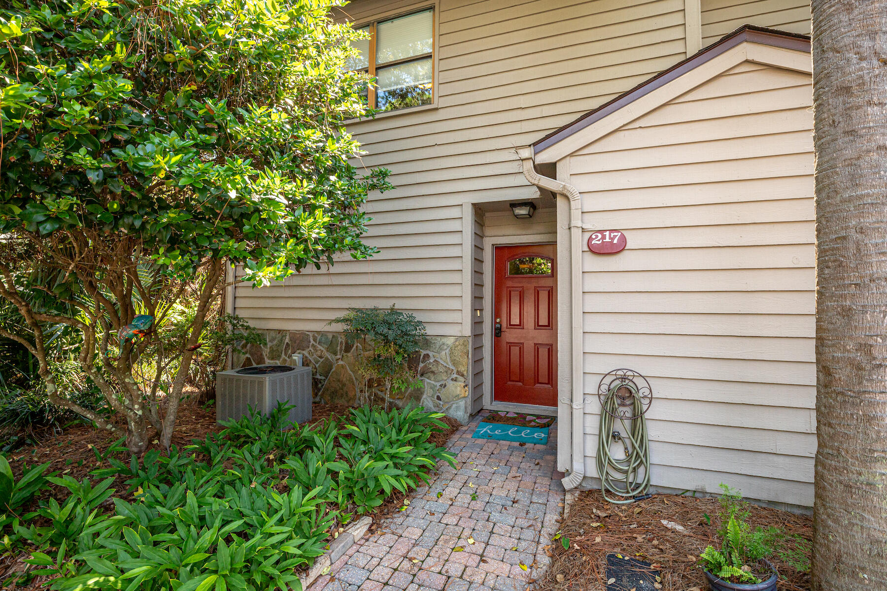 Major Reduction! Seller says bring your offer!! Beautifully decorated end unit townhome available in Cassine Gardens in Seagrove!! Private owner use only, this unit has not been a vacation rental and is in pristine condition! A hidden gem on East end 30A, Cassine Gardens is perfectly tucked away off the highway, but just a short walk right across the street to the public beach access! The community offers two pools, pickleball courts, and tennis courts, and all amenities are very well maintained. Take a stroll down the private walking trails, across the footbridge over the lily pad pond, or have a picnic in the gazebo area - the beautiful Cassine Gardens townhome community does not disappoint! This 2 bedroom 2.5 bathroom end unit was built in 1993 and has been meticulously maintained! Freshly painted inside with coastal colors, and furnished by local interior design centers, showcasing a brand new dining table and chairs, a beachy beaded chandelier in the dining area, a large sofa and 2 chairs that swivel and rock in the living room, coastal artwork, accessories, and rugs, and flowing floor length white draperies. The kitchen was recently updated with new white kitchen to allow more light, a new Speed Queen washer and dryer, and brand new mattresses purchased in Spring of 2023. There is tile flooring downstairs, new carpeting on the stairs, and natural toned wood-look flooring upstairs. The downstairs patio was recently tiled this spring as well. There are hurricane rated windows throughout, and the unit has 2 assigned parking spaces. Cassine Gardens is within walking distance to several restaurants and shops, Cafe 30A, Brozinni's Pizza, and Perfect Pig just to name a few. Turn right out of the community and you are just 1 mile from County Rd 395 leading back towards Highway 98, or continue West on 30A less than a mile to Seaside and the famous Airstream food trucks! Take a left out of the community, and just a few miles down 30A you are close to the Big Chill, Alys Beach, Rosemary Beach, and 30 Avenue! Cassine Gardens is situated right in the middle of all the best that 30A offers! Call today to set up a private tour of this beautiful beach townhome available now in Cassine Gardens!