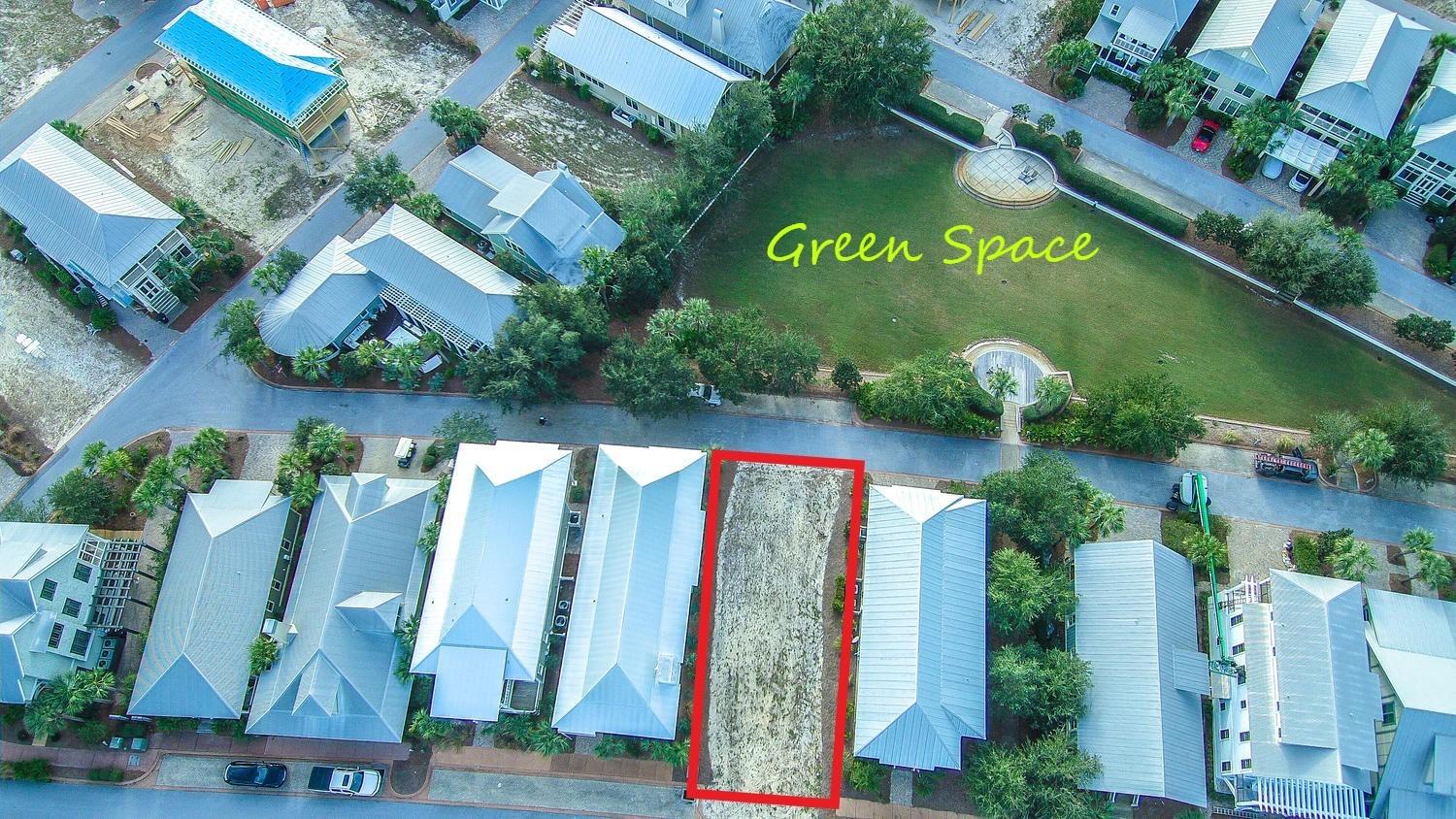 This green space lot is very unique because it combines stunning Cypress pond views from the front balconies and green space views from the back balconies. This lot is very special because it has the space to accommodate a large two story house with a two car garage. Cypress Dunes is a highly sought after gated community on the West end of 30A that blends full time residents along with vacation homes. This home site is located next to a active and stunning amenity center with an infinity pool.