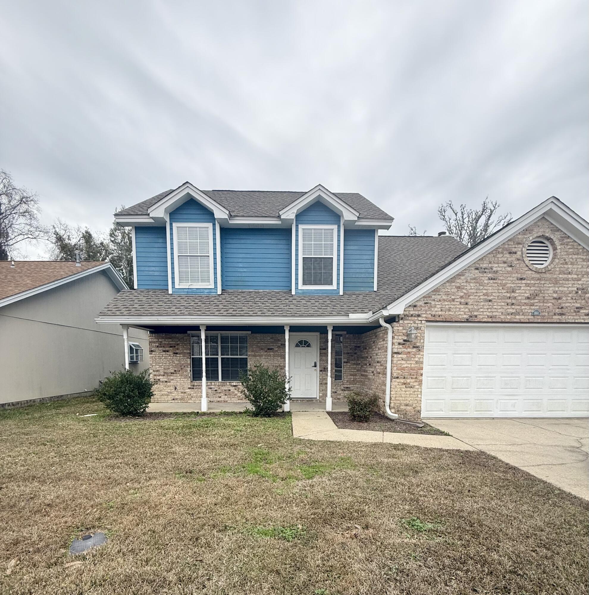 Move-in ready 4-bedroom, 3-bath home with  2-car garage.  Available Jan 1, 2026 for $1950/month. Pets allowed with restrictions.