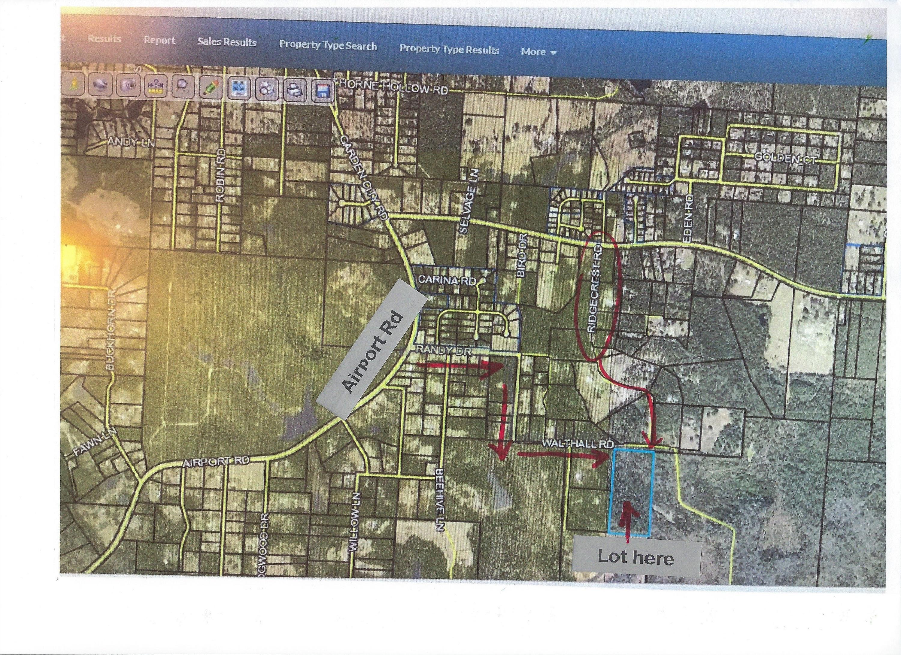 Zoned Rural Residential. Can be subdivided 1/2 Acre lot to build a house on it.  25FT waterfront easement. This partial is 18.5 acres and  lots of woods with small stream.
About 15 Acres zoned X and about 3 acres zoned A.
Crestview is fast growing area!

Water Tap fee is $2425.