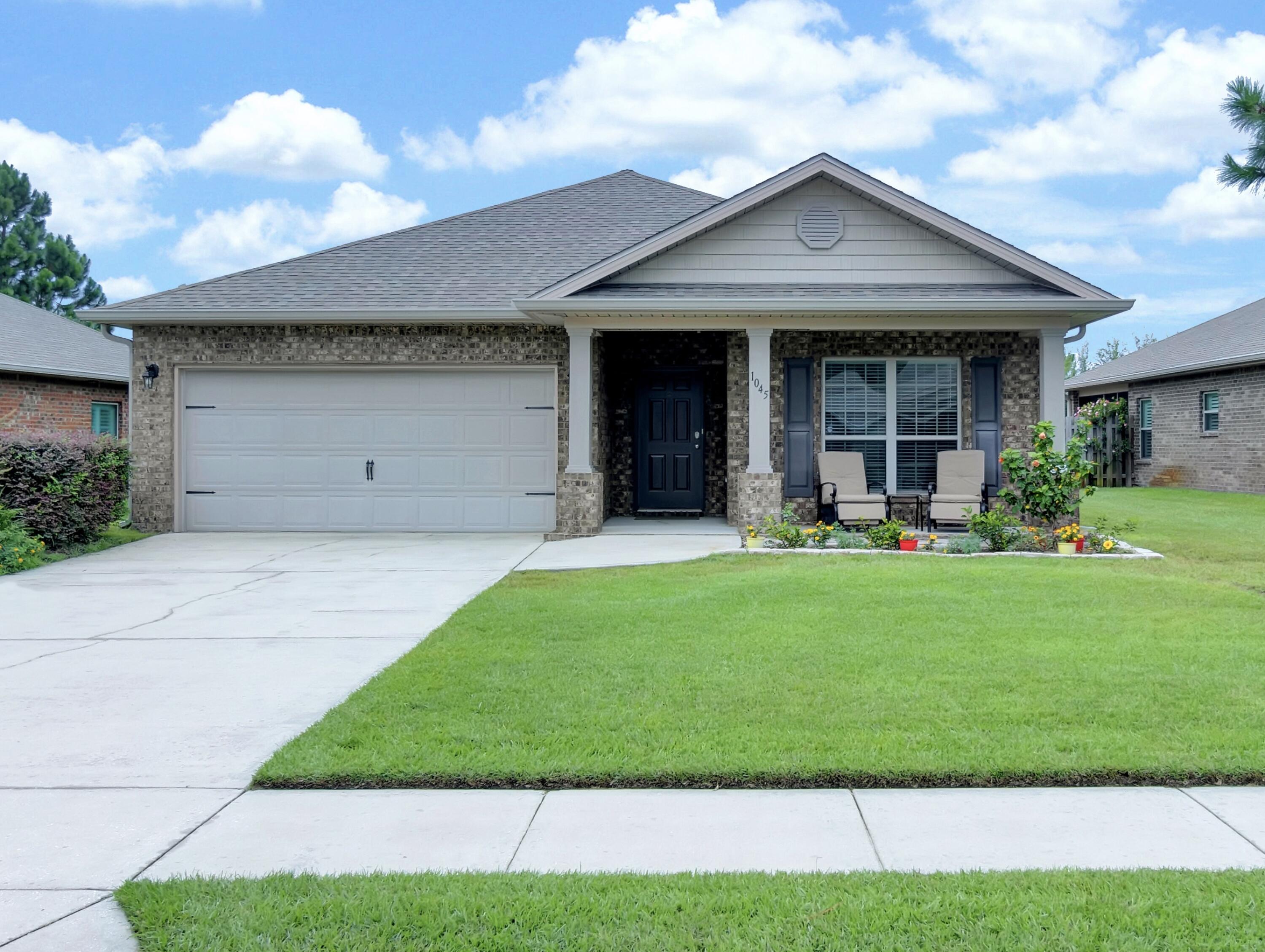 SELLER WILL PAY UP TO 10K IN BUYER CLOSING COSTS WITH FULL PRICE OFFER, INCLUDING FEES TO BUY DOWN THE BUYER'S MORTGAGE INTEREST RATE.  This upgraded Driftwood Estates home is a beauty. Come visit this well-maintained, all brick, spacious open floor plan featuring 3 bedrooms plus extra flex room perfect for home office or game room, 2 full baths, and upgraded appliances. Sprinkler system, rain gutters, outdoor shed, security system and fenced-in back yard are only a few of this home's many upgrades.