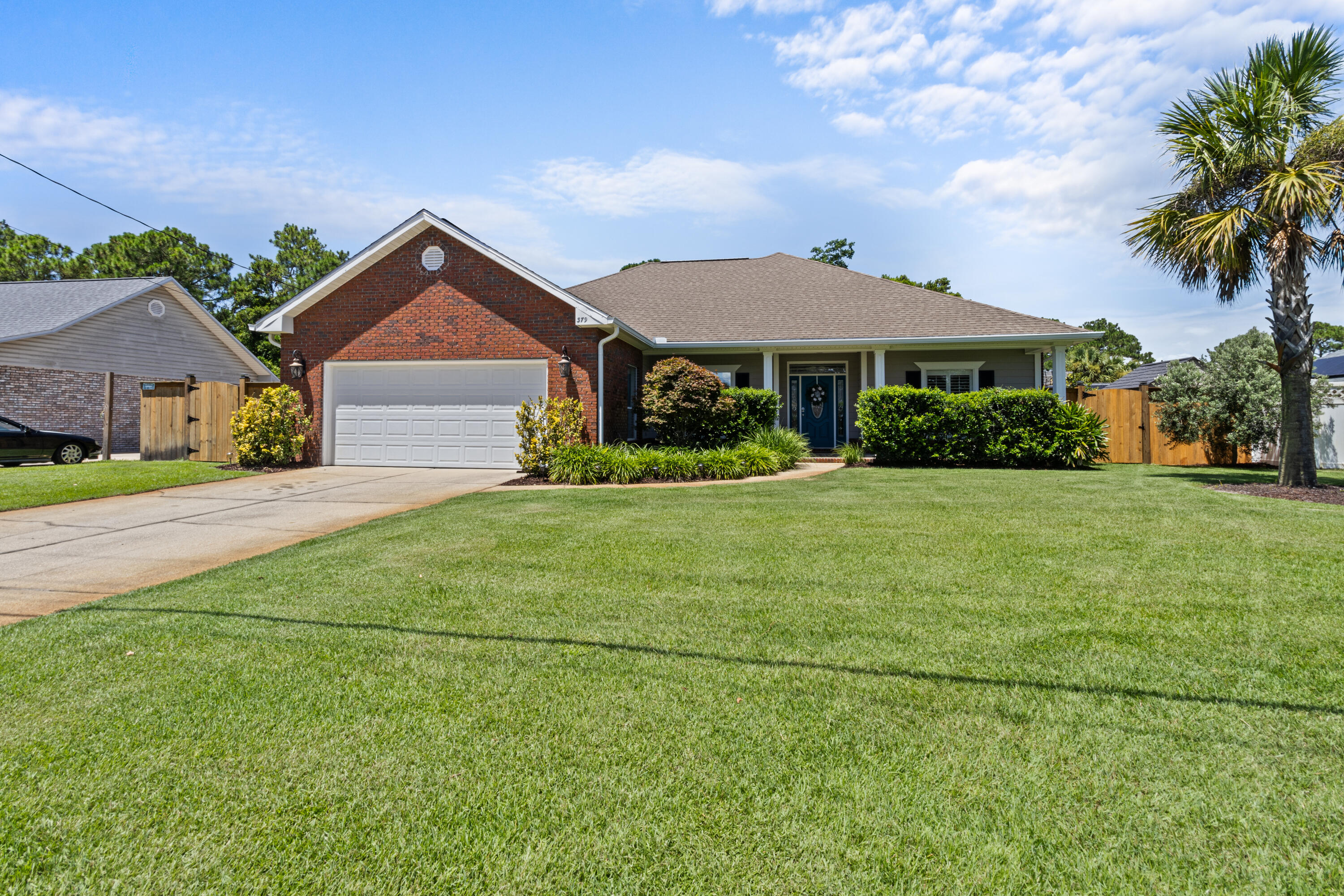 UNDER CONTRACT WITH 72 HR KICKOUT CLAUSE - ACCEPTING BACKUP OFFERS. Move-in ready! Custom built home by Hall Builders boasts Screened Private Pool, 9 foot ceilings throughout and 11 foot double tray in the living room. Short Term Rental Allowed! No HOA.  NEW Roof and NEW Water Heater. Less than a mile to the beach and public boat launch.  Granite countertops in kitchen and baths. Wood burning fireplace, Plantation shutters installed in 2020 on all windows. New  fence installed by Hamilton Fence in 2023. Outside storage sheds, Suar wood live edge table, teak chairs and Zodiac pool cleaner all convey! Fully irrigated FSU Zoysia grass lawn. Property is conveniently located. Don't miss this opportunity to experience coastal living in Miramar Beach. With no HOA this home would also be perfect as a short term rental. Upon entry a Dolcetti chandelier nestled within a round tray is the perfect touch to welcome you home (chandelier conveys). To your left is the spacious dining room (which is currently being used as the office) with a double tray ceiling. The living room includes a wood burning fireplace and a gorgeous 11 foot double tray ceiling. The spacious master bedroom suite boasts a large walk in closet, tray ceiling, granite countertops in the bath and a decorative niche. The kitchen is equipped with granite countertops and all stainless steel appliances which will stay with the home. Walk through the kitchen to the double French doors to your beautiful backyard oasis complete with free-form salt water pool surrounded by pavers and fully screened in pool enclosure! From the pool enjoy the green space as the pavers continue around to the Pergola and BBQ area. There is plenty of room for your tropical plants and flowers in the fully irrigated FSU Zoysia grass lawn. All the windows throughout the home have Plantation shutters installed in 2020. Brand new fence installed by Hamilton Fence in 2023. Outside storage sheds will convey as well as the outdoor Suar wood live edge table and teak chairs. The Zodiac pool cleaner stays with the pool. New roof with water barrier will be installed prior to closing as well as a new water heater. Don't miss this opportunity to make this your luxury dream home and experience coastal living in Miramar Beach!