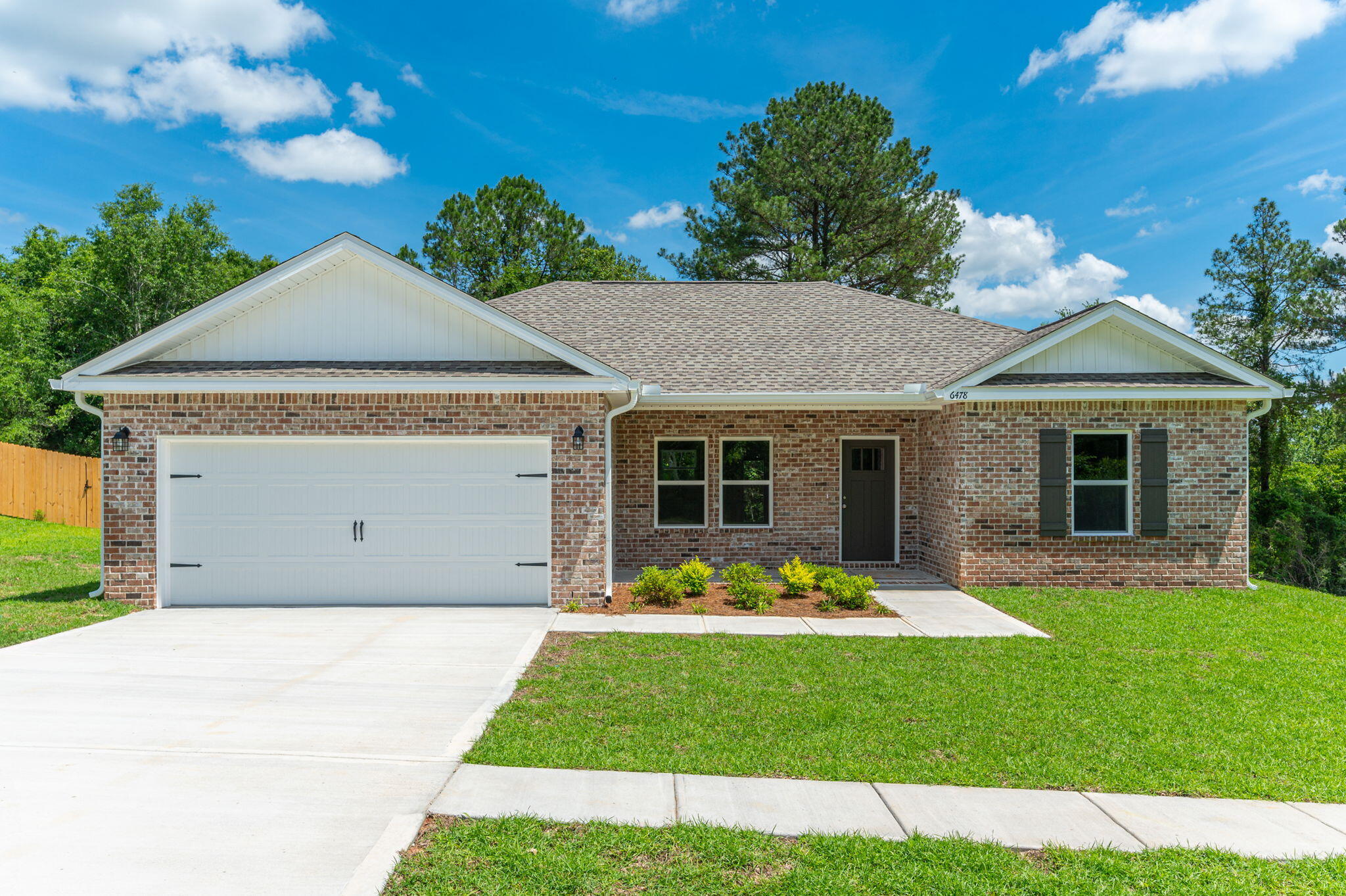 CONVENIENT NORTH SIDE LOCATION-Beautiful new construction with
cozy covered front porch opens to family/dining/kitchen area with work island that has bar seating as well.  White shaker style cabinets, stainless steel appliances plus pantry.  Luxury vinyl plank in common areas, carpet in bedrooms, recessed lighting, large laundry. Owners bathroom has walk-in closet, walk-in shower and double vanities.  Late May completion.  Seller will contribute up to $10,000 towards buyers closing costs and/or prepaids and/or rate buydown, call for more details-restrictions apply.