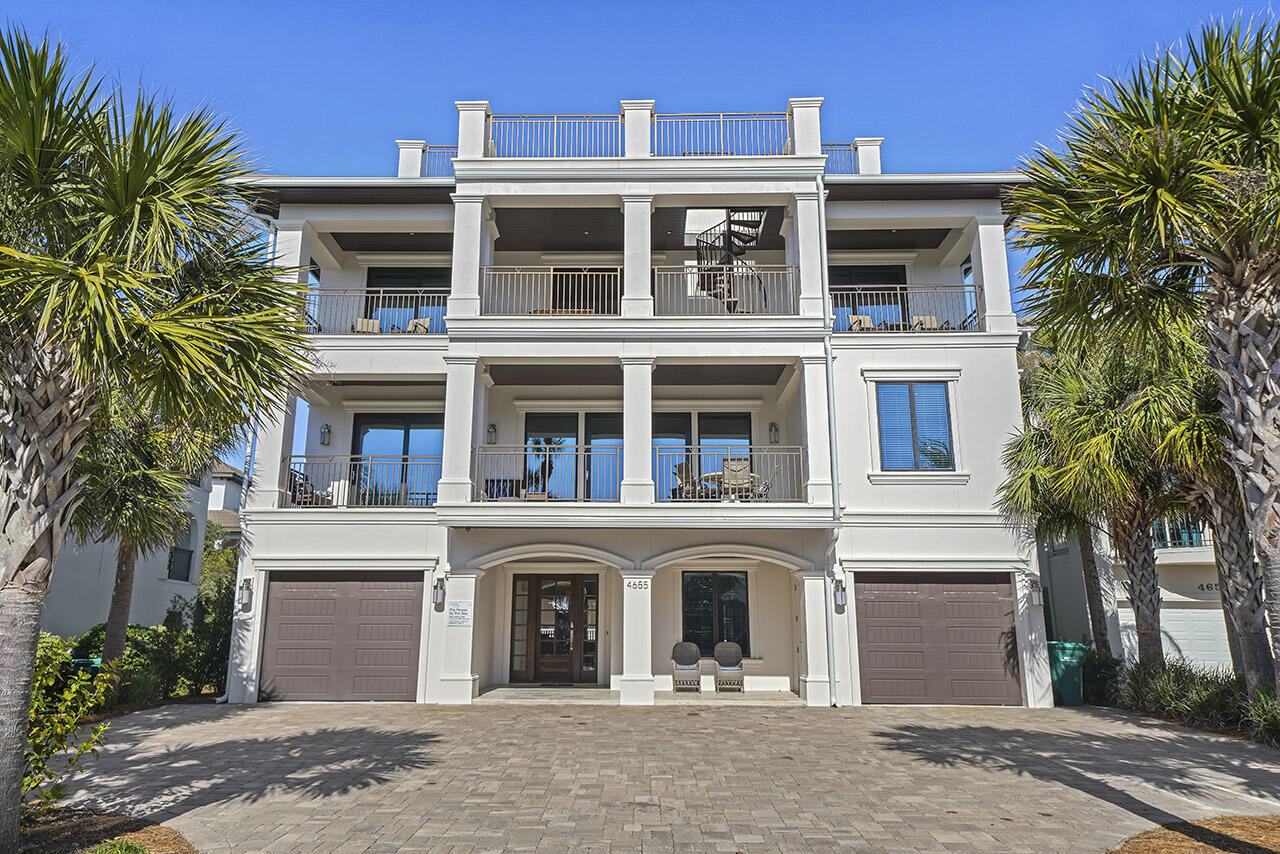 ''Sunreal'' is an exquisite vacation rental property with gulf views and balconies galore in the gated neighborhood of Destiny West. Over 300k in base rent for 2022The private neighborhood is a vacation paradise offering guests privacy, tennis courts, and a guest clubhouse.  This home encompasses 5,491 square feet of living space and over 3,000 square feet of lush outdoor living space, including a private pool, a covered lanai, and 5 large furnished outdoor balconies. The highlight of the home is the 50-foot pool with Jacuzzi tub, tanning shelf, and LED color-changing lights that makes night swims so much fun. The pool deck is complete with an outdoor lanai with a Viking grill,  an icemaker, refrigerator, and a flat-screen TV.  With eight bedrooms and seven bathrooms, the home over 30 Guests. Seven of the bedrooms have their own en-suite, private bathroom.  Other noteworthy features include the gulf-views, in-home elevator, gourmet kitchen, and an abundance of living and dining room space.  The kitchen features a large island where you can prepare meals or dine at the bar, which seats four.  The gourmet kitchen boasts stainless steel Viking appliances, a double oven, pot filler faucet above the stove, and 6-burner gas range.   The first floor holds three of the bedrooms, a game room, and a wet bar. The game room contains a pool table, a wet bar with a full-sized refrigerator, a card-playing table that seats 4, and 2 flat screen TVs.  On the second floor, you'll find the kitchen, dining room, living room, and 2 bedrooms. The third floor holds the remaining 3 bedrooms, a bunk nook, and a den.