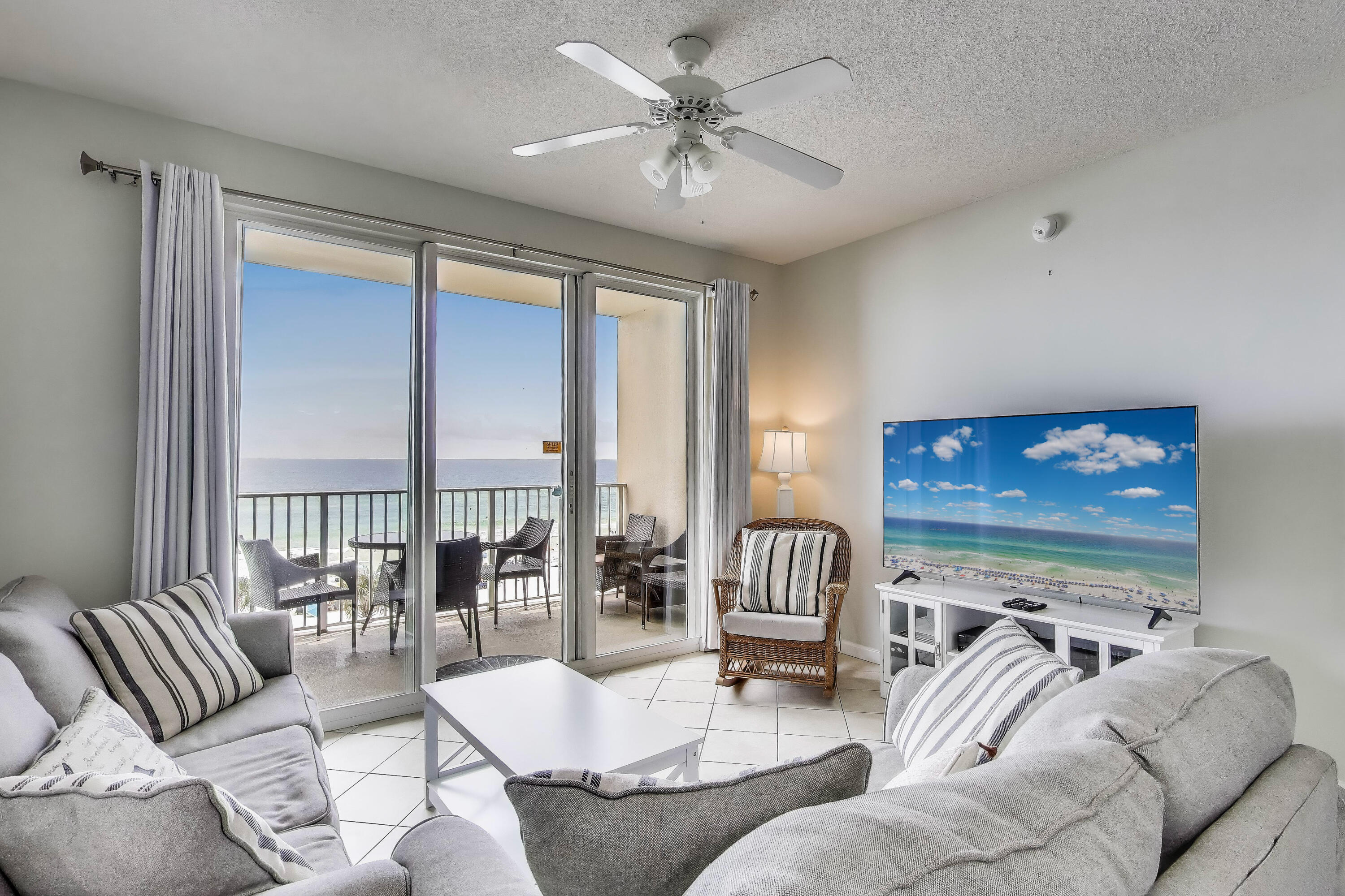 Enjoy your coastal dream in this stunning 2-bed, 2 bath condo at Majestic Sun in Miramar Beach, FL. Thoughtfully updated with modern finishes, new furnishings, and appliances, this serene retreat boasts breathtaking Gulf views and a private balcony for shoreline breezes. Perfect as a primary home, vacation escape, or high-yield rental. Seascape Resort offers 2,000 ft of pristine beach, indoor/outdoor pools, 2 hot tubs, a fitness center, and a 3-story parking garage. Steps from top dining and shopping, this elegant condo blends luxury and practicality in an unbeatable location. 2025 Actual 1099 income of $47,929.28