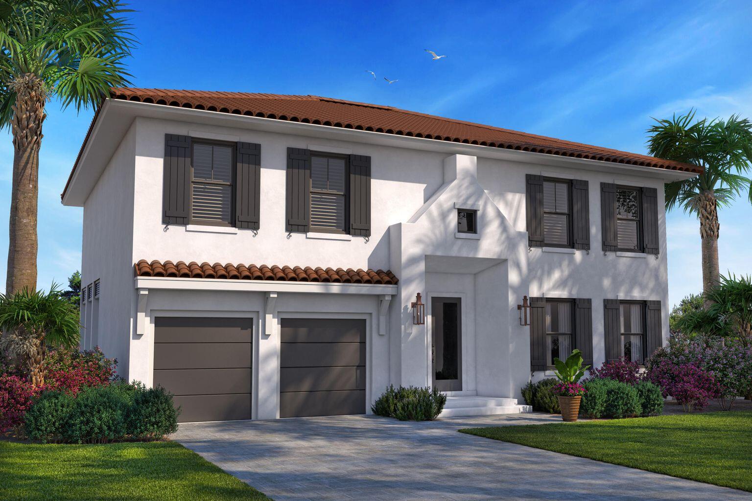 Grand Villas at TOPS'L Beach Club is a luxury development that boasts only 15 homes being built with thoughtful modern architecture with Mediterranean inspiration. This home will offer an expansive floor plan with 3358 of conditioned square feet and 4020 total square feet with 4 Bedrooms / 4.5 Baths with two master bedrooms (one on the 1st floor), a generous great room featuring a well-appointed kitchen with Viking appliances, theatre room, study / lounge, screened lanai with custom grill and a 2-car garage. The home has high end finishes throughout. Located on the beach side of Hwy 98, the community offers a quick tram down to the beach and a high end luxury pool for this community and access to Gulf Front pool at the beach.