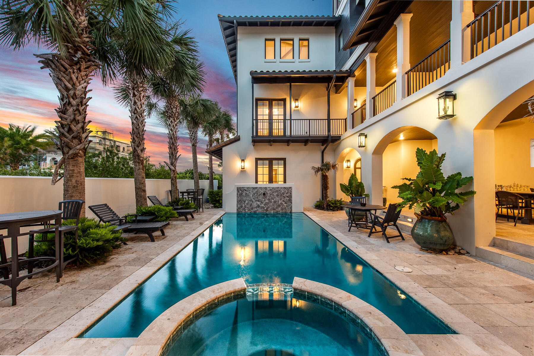 An exceptional opportunity to own in 30A's most exclusive community. 226 Paradise By The Sea is a spacious and luxurious home located 175 steps from the beach. This home features magnificent Gulf views, a secluded courtyard with private pool and spa, and six bedrooms sleeping up to 20 people comfortably. The recent updates to the kitchen, master bed/bath, and the expanded carriage house are a must see. The private guarded community of Paradise By The Sea is one of the nicest neighborhoods in the area, and home to many of 30A's most extravagant properties. 226 is no different, as no detail was spared in the construction of this beautiful home.