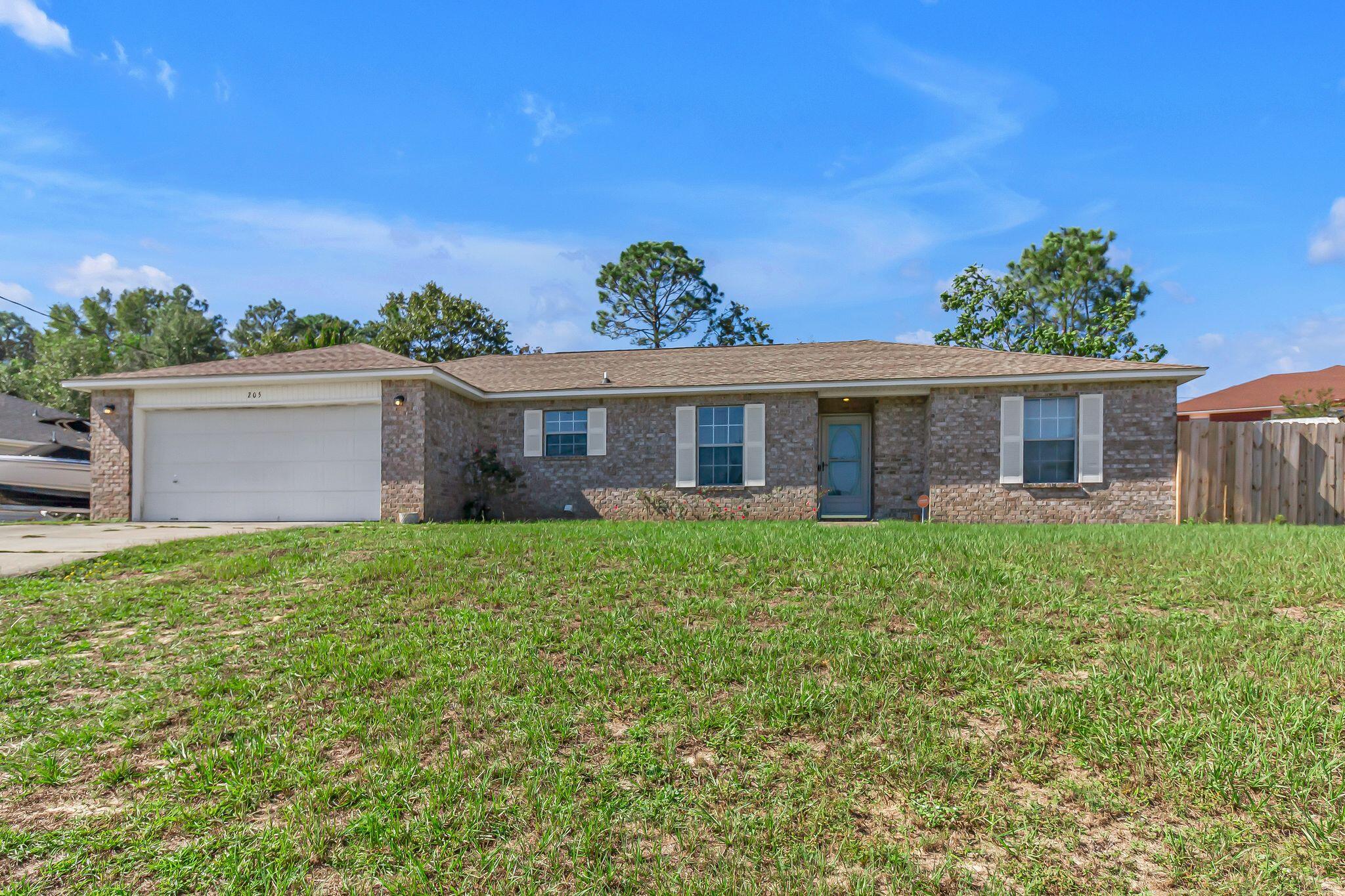 Welcome to your new 3 bedroom, 2 bathroom home in Crestview, FL! This charming house features modern LVP flooring throughout, perfect for easy maintenance and a sleek look. Enjoy the privacy of a fenced yard and a large back yard, ideal for outdoor activities and entertaining guests. Take advantage of solar panel savings to help reduce your energy costs. Relax and unwind on the patio, a great spot for enjoying the beautiful Florida weather. Don't miss out on this fantastic opportunity to make this house your new home!
Conveniently located with easy access to Eglin AFB and Duke Field, this home is a must-see! Contact us today to schedule a viewing. Call 850-729-0399 View rental requirements or apply at www.RentwithBSR.com No smoking or vaping. Dogs may be allowed with some restriction and a $400 non-refundable pet fee. No cats.

FEES: $50 per adult 18+ application fee, Landlord Liability Policy (if proof of Renter's coverage is not provided) $15 mo, Pest Assurance pest control policy $20 mo.