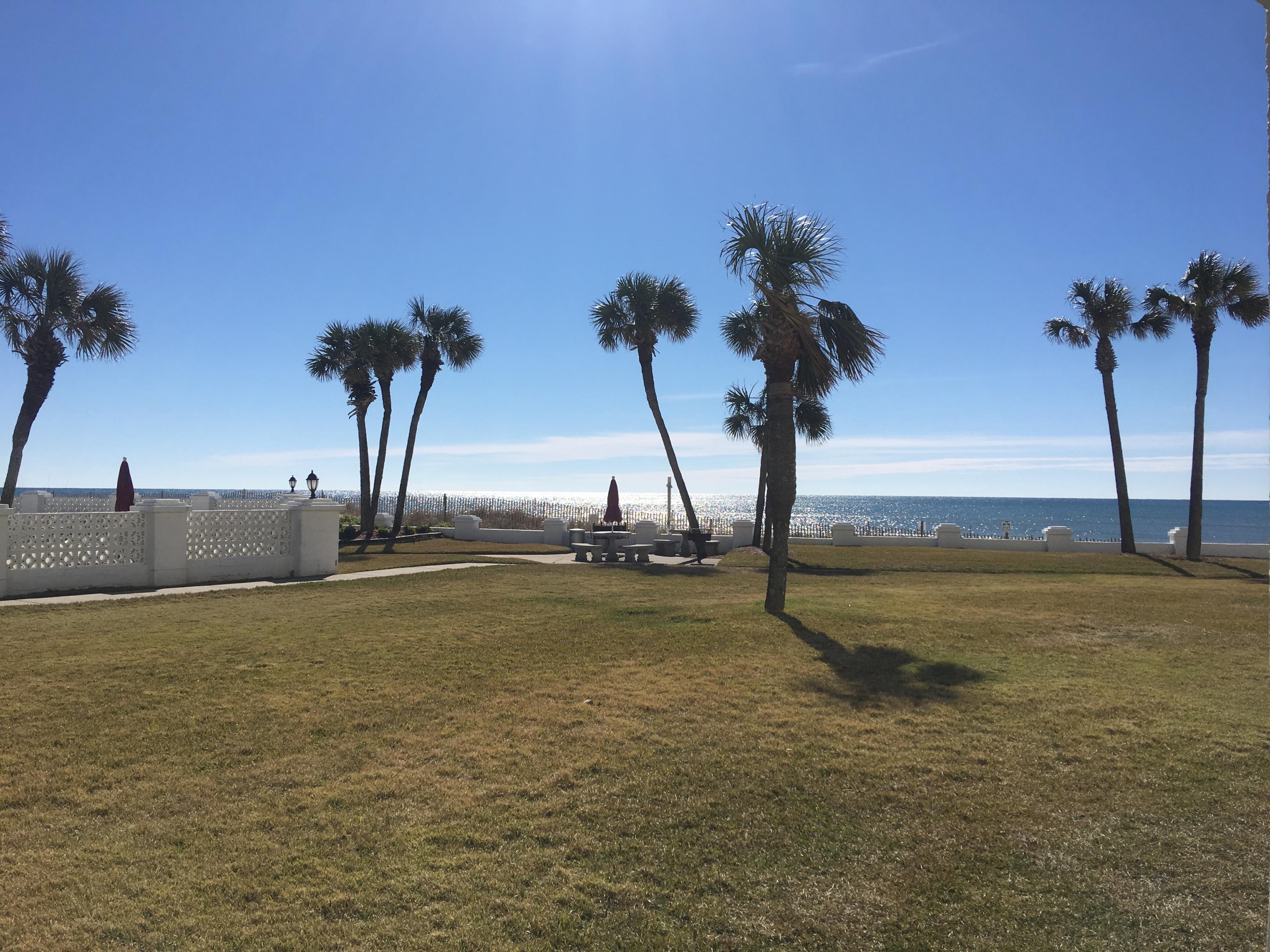 This lovely walk in level condo has a view of the water and is just steps away from the beach. No stairs or waiting for elevators.  Open floor plan makes this property feel very spacious. Make vacation memories and you can also cash in on $$$ rentals. Many great amenities like tennis, pools, sauna/steam room, and more. Located near many fun attractions. El Matador has plenty of wide open green space and has some of the least crowded beaches around.  Get your slice of paradise. Buyer to verify all information.