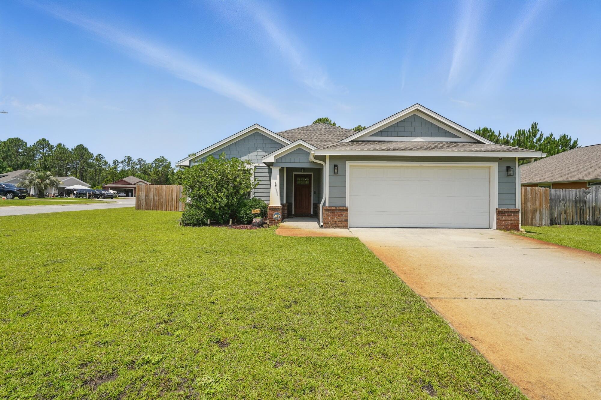 Seller can give up to $10,000 to RATE BUY-DOWN/CLOSING COST
 No HOA, VA Assumable. CAN CLOSE ASAP. 
Charming, quiet, and highly desirable neighborhood in East Navarre!  This beautifully maintained CORNER LOT 3-bedroom, 2-bath home offers an OPEN FLOOR PLAN with GRANITE countertops, STAINLESS steel appliances, and tile flooring in the kitchen and dining areas.

Enjoy Well-maintained carpet install 2 years ago, adding extra comfort to the bedrooms and living space. The spacious master suite features tray ceilings, a large walk-in closet, and a FULLY RENOVATED BATHROOM with a walk-in shower and double vanity. Screened-in back porch and enjoy the privacy of a fenced backyard with nature view. 

CONVENIENTLY LOCATED just minutes from the beach, shopping, Hurlburt Field.