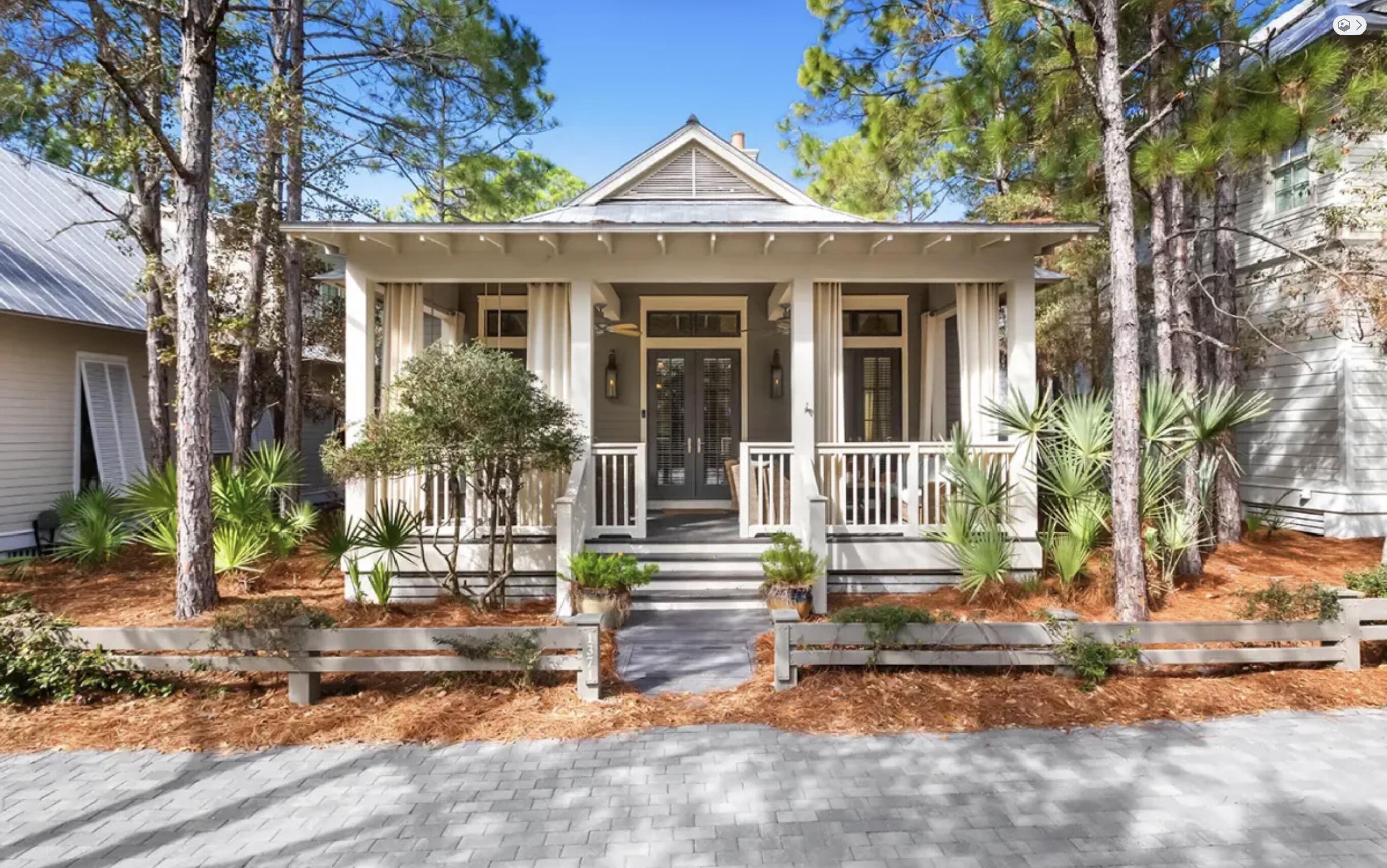 Located in the Camp District of WaterColor Phase II. This 3 Bedroom, hall bunks, teen suite loft and 3 Bathroom home is ready for your enjoyment, a rental property investment or both! Offered beautifully furnished and move in ready, the front porch welcomes you with gas lanterns, swinging bed and sitting area. Stunning reclaimed antique pine floors give way to an open floor plan, vaulted ceilings and wood planked walls. The home, built by Chris Clark, with custom cabinets, two fireplaces, large kitchen island & pantry leave room for everything and space for everyone. The back screened in porch leads to you the grilling area, outdoor shower and parking for 2. Steps to Camp WaterColor and close to Publix. The WaterColor Amenity Expansion Project special assessment has been paid in full