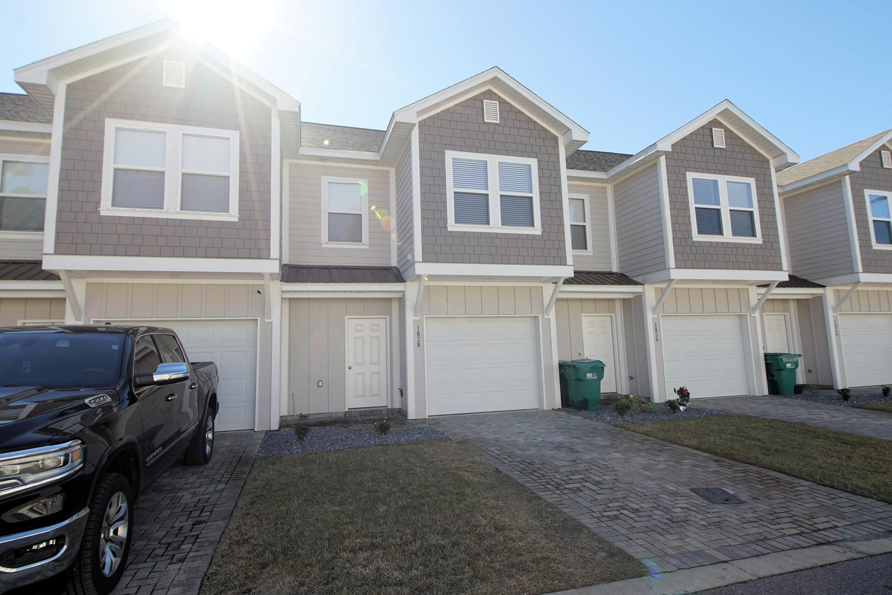This gated community townhome built in 2021 is in a great location near Bases and Hospital in Fort Walton Beach. The home has an open floor plan on main floor with kitchen , living area, half bath, garage and closets.. Kitchen has a breakfast bar, granite counters, white shaker style cabinets ,stainless appliances and a butlers pantry ( lots of extra storage). ALL bedrooms are upstairs. The primary bedroom has an ensuite bathroom with a walk in shower and vanity with two sinks. The additional bedrooms are a good size and share the hallway bathroom. There is an additional closet and laundry closet upstairs also. Vinyl plank flooring throughout and tile in wet areas. Neutral paint throughout. NO smoking. Pets may be allowed with owner approval and a non refundable pet fee.