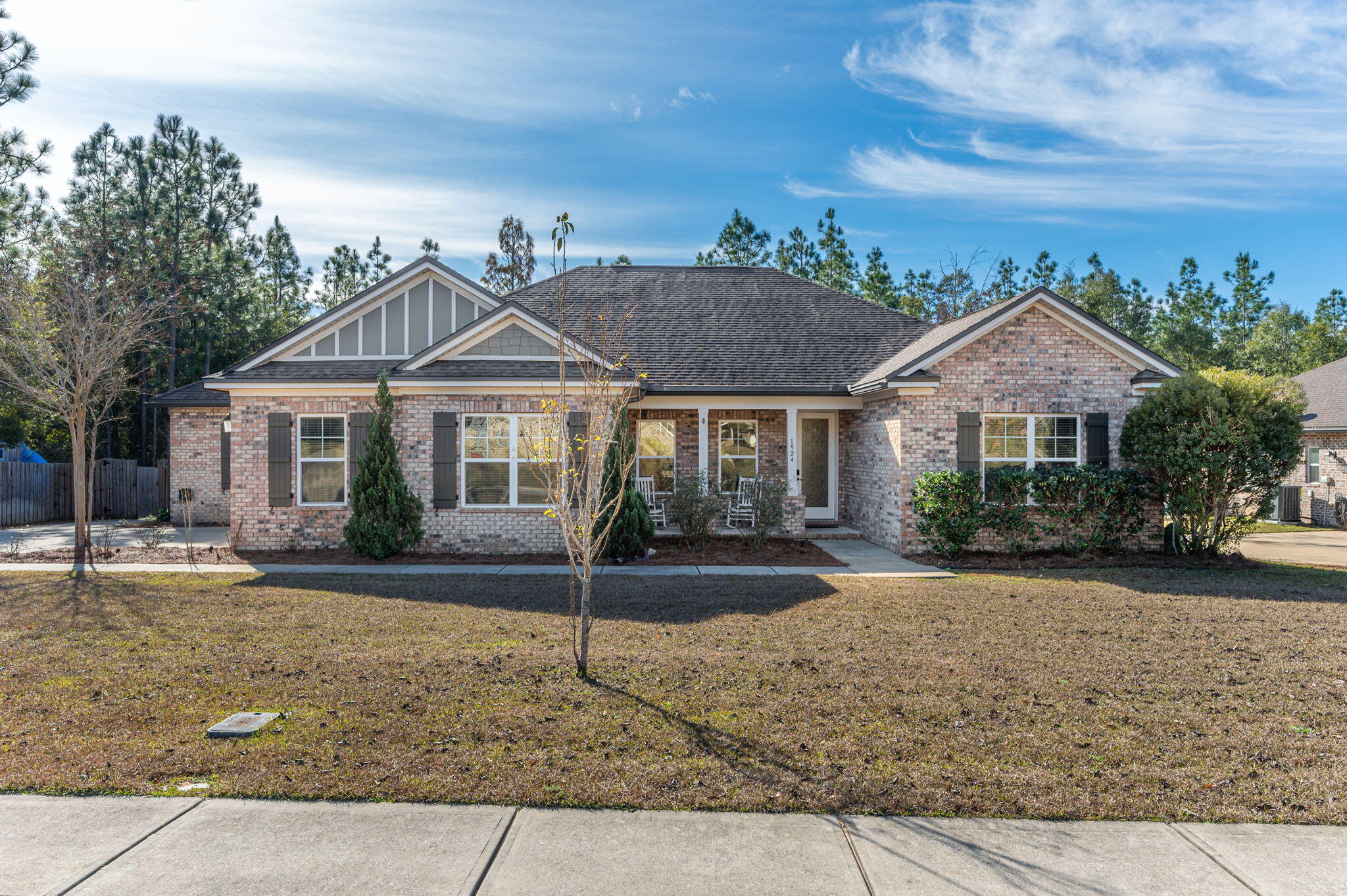 SELLERS WILL CONTRIBUTE UP TO $10,000 TOWARD BUYER'S CLOSING COSTS!!! Check out this beautiful 4-bedroom, 2-bath home located on a large lot in the highly sought-after Mill Creek Farms subdivision. From the moment you arrive, you'll notice the attention to detail throughout this immaculately maintained Randy Wise home. Features include 8' doors, crown molding, stainless steel appliances, granite countertops and covered front/back porches. The open-concept living area is perfect for entertaining and is complemented by a versatile flex room ideal for a home office, playroom, or formal dining space. The private owner's suite is thoughtfully separated from the three additional bedrooms. Luxury vinyl plank flooring runs throughout most of the home w/ carpet only in the primary bedroom and  tile in both bathrooms. Step outside to enjoy your own backyard oasis complete w/ a sparkling heated swimming pool installed in 2023. The spacious, fully fenced backyard features a double gate, a deep lot that extends beyond the fence line, and a yard building for additional storage. Other notable features include a side load garage and irrigation system. This home offers comfort, style, and space inside and out and is a must-see in Mill Creek Farms. Buyer to verify and satisfy themselves to all areas of importance. The TVs left in the home will convey (there are a total of four).