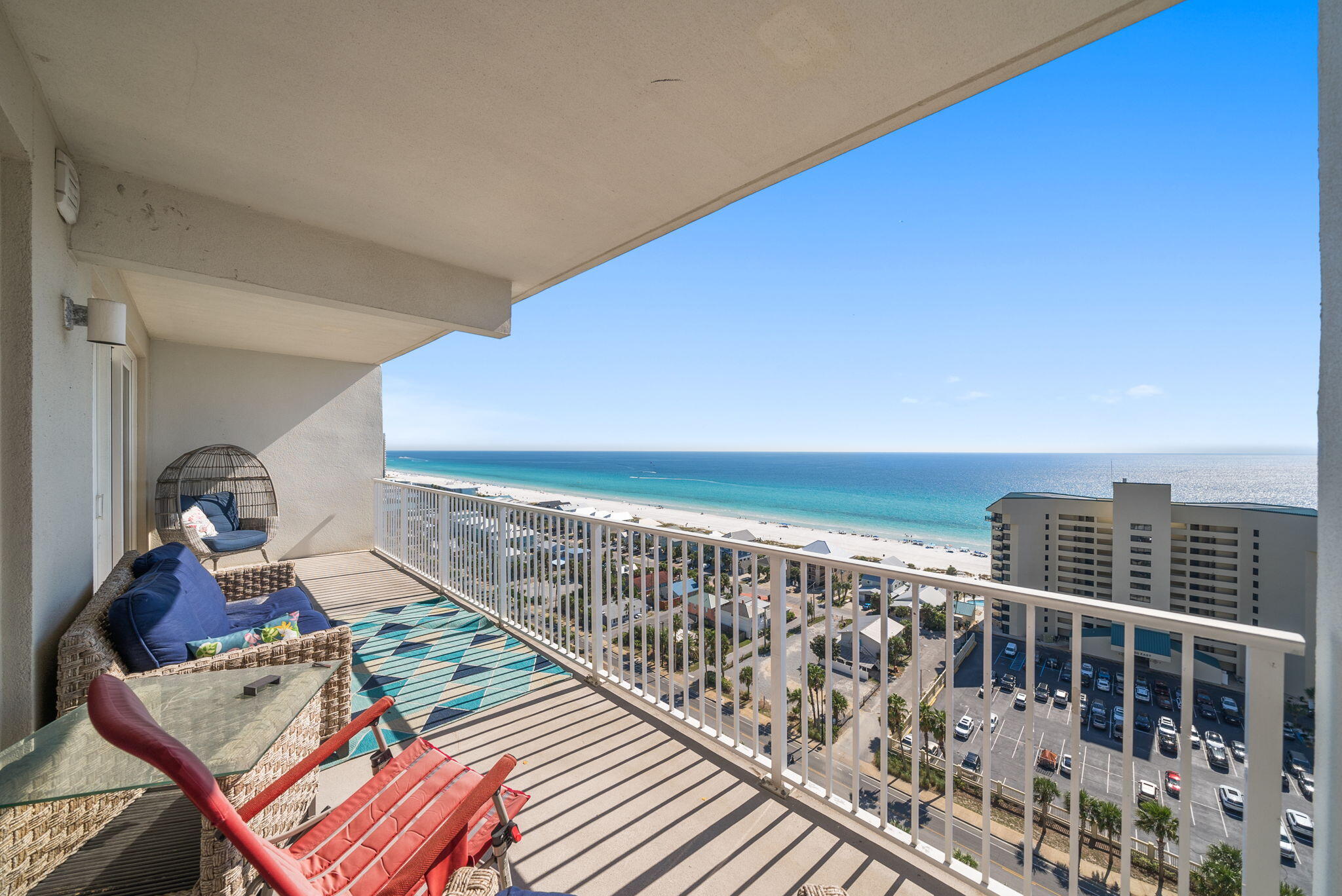 Discover elevated coastal living at Laketown Wharf Resort, one of Panama City Beach's most amenity-rich destinations. This vibrant, family-friendly community blends modern luxury with coastal charm and offers 5 unique swimming pools (including a rooftop pool overlooking the Gulf), private beach access, and a 52,000 sq. ft. lakefront boardwalk featuring nightly fountain and light shows. Additional resort amenities include a kids' Funscape playground, pickleball courts, Splash Bar & Grill, on-site dining and market shops, an ice cream shop, a Gulf-view fitness center, covered garage parking, and year-round entertainment.
 Ideally located in the heart of Panama City Beach, Laketown Wharf is just steps from the world's most beautiful white-sand beaches and near local favorites like Pineapple Willy's, Ripley's Believe It or Not, and a variety of shops and attractions.
This stunning 15th-floor condo offers gulf views from the living room and primary bedroom, plus lake views from the secondary bedroom. With 2 bedrooms, 2 baths, and a bunk room, it comfortably accommodates over 8 guestsperfect for families, groups, or investors seeking a strong rental opportunity. Upgrades completed within the last two years include updated appliances, carpet, and paint.
Don't miss this rare opportunity to own at Laketown Wharf Resortwhere lifestyle meets investment.