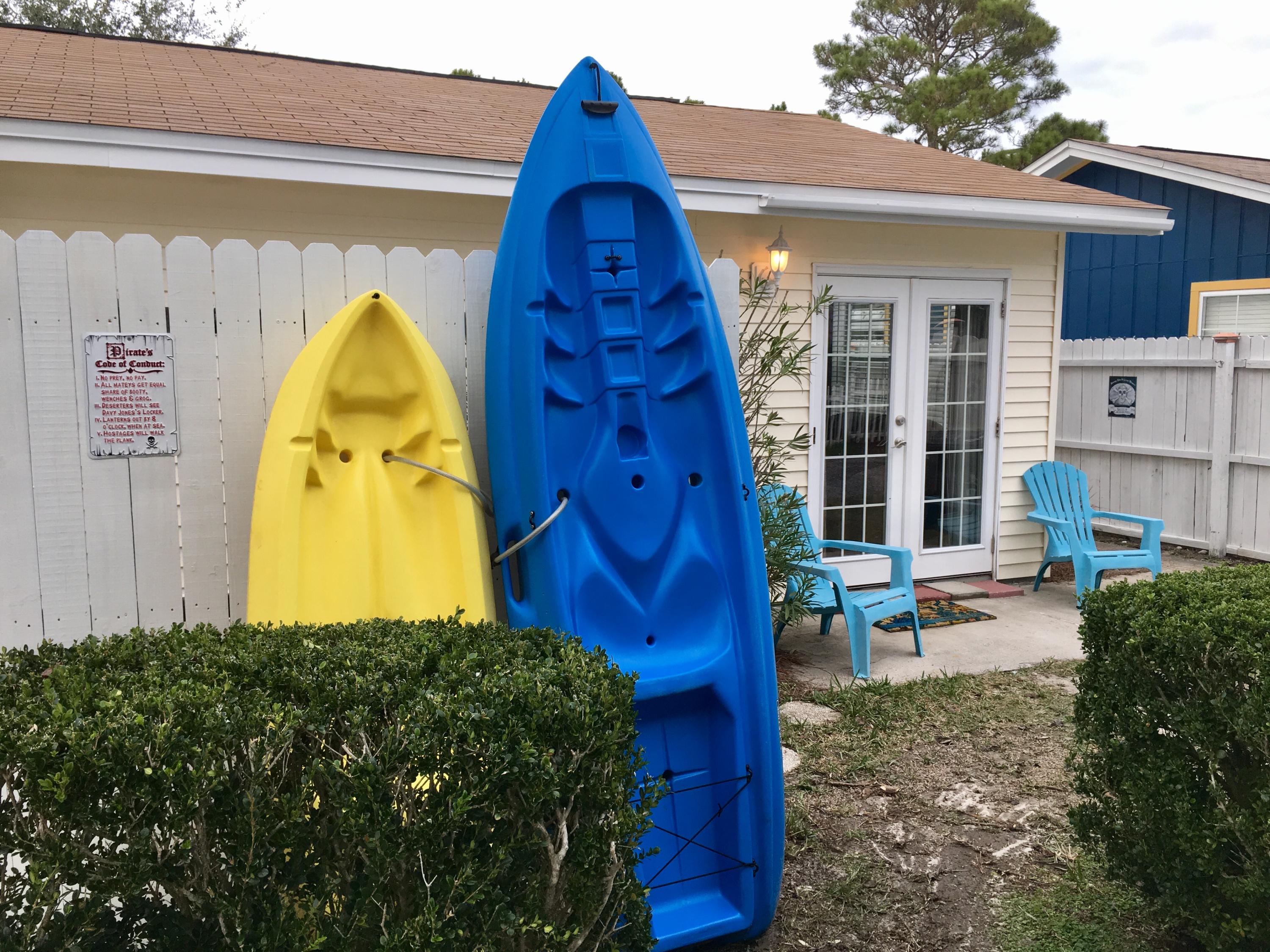 Deeded beach access...S.30a Beach Cottage short walk to Eastern Lake and Beach. Separate 1 bed/bath quarters in back w/ 2 bedrooms/1bth in the front. Plenty of yard to put a garage or pool. LOVELY LARGE YARD MAKES THIS AN EXTRA SPECIAL PLACE WORTH SEEING! Set up cute as a rental but could be updated easily and have lots of instant equity.