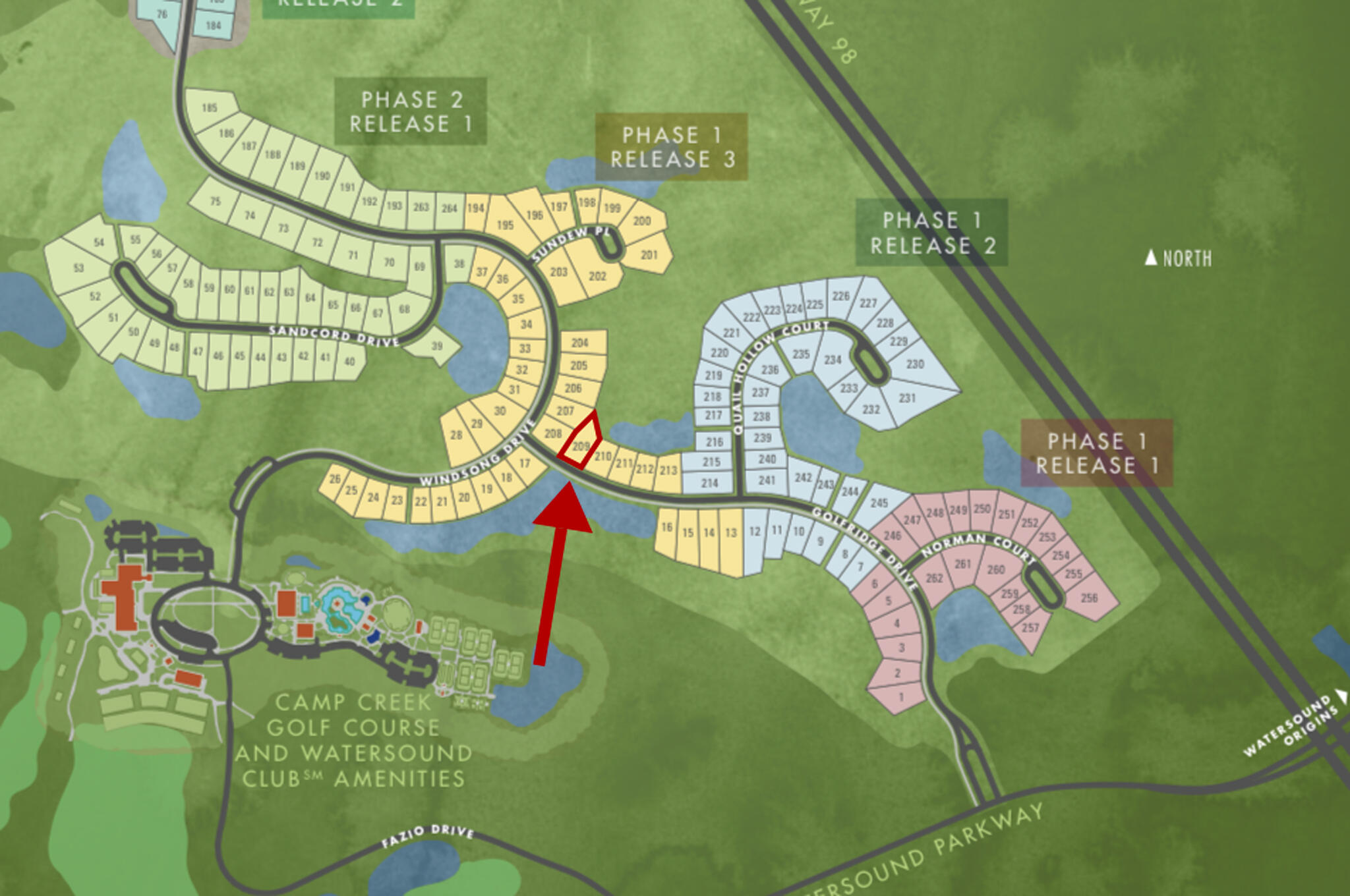 WATERSOUND CAMP CREEK - Land