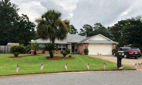 Stunning all brick home with large backyard bordered by new privacy fence in sought after Raintree Estates. Upon entering this beautiful home you are greeted with an open and flowing split bedroom floorplan with high ceilings, plant shelves, luxury vinyl planked flooring in main areas accompanied by tile in other areas. The dining room to the left has plenty of room for a large table, hutch, china cabinet, etc. The spacious kitchen is appointed with granite countertops, handsome mosaic tiled backsplash, kitchen island, large sink, stainless steel appliances and plenty of cabinet space along with a café area overlooking the backyard. The living room with raised ceilings, plant shelves, newly converted electric fireplace has plenty of volume for entertaining and leads onto an expansive... heated and cooled florida room ideal for enjoying the beautifully manicured backyard. This smart floorplan has the master bedroom spit from the other guestrooms with a large master bath appointed with double vanity sinks, jetted garden tub/shower and a large walk-in closet. The front and backyard are beautifully manicured and the backyard has two meyer lemon trees and plenty of room for a future pool. All of this located just around the corner to one of Raintree Estates wood parks. Raintree Estates also has a bay/bayou front park (at the end of Southminster Ct) along with fishing dock, pavilions and brick grills for community or private gatherings. The Raintree Estates Association is voluntary, but totally worth the nominal annual hundred dollar fee. Come and see what this home and Raintree Estates has to offer. Home will convey AS-IS. Buyer to verify all data, information, and/or dimensions provided herein and deemed important to Buyer.