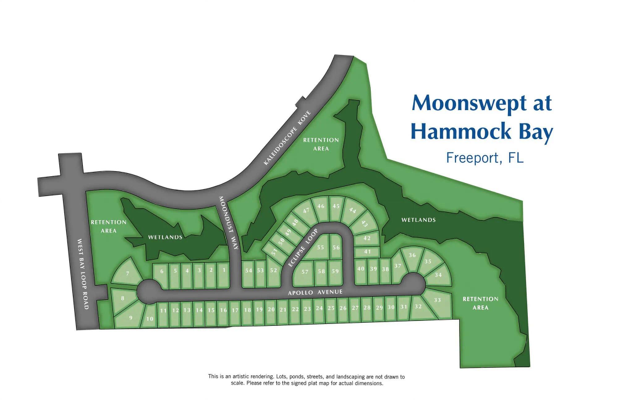 HAMMOCK BAY of Freeport ( A brand New Subdivision of the Hammock Bay) The Moonswept - Residential Lease