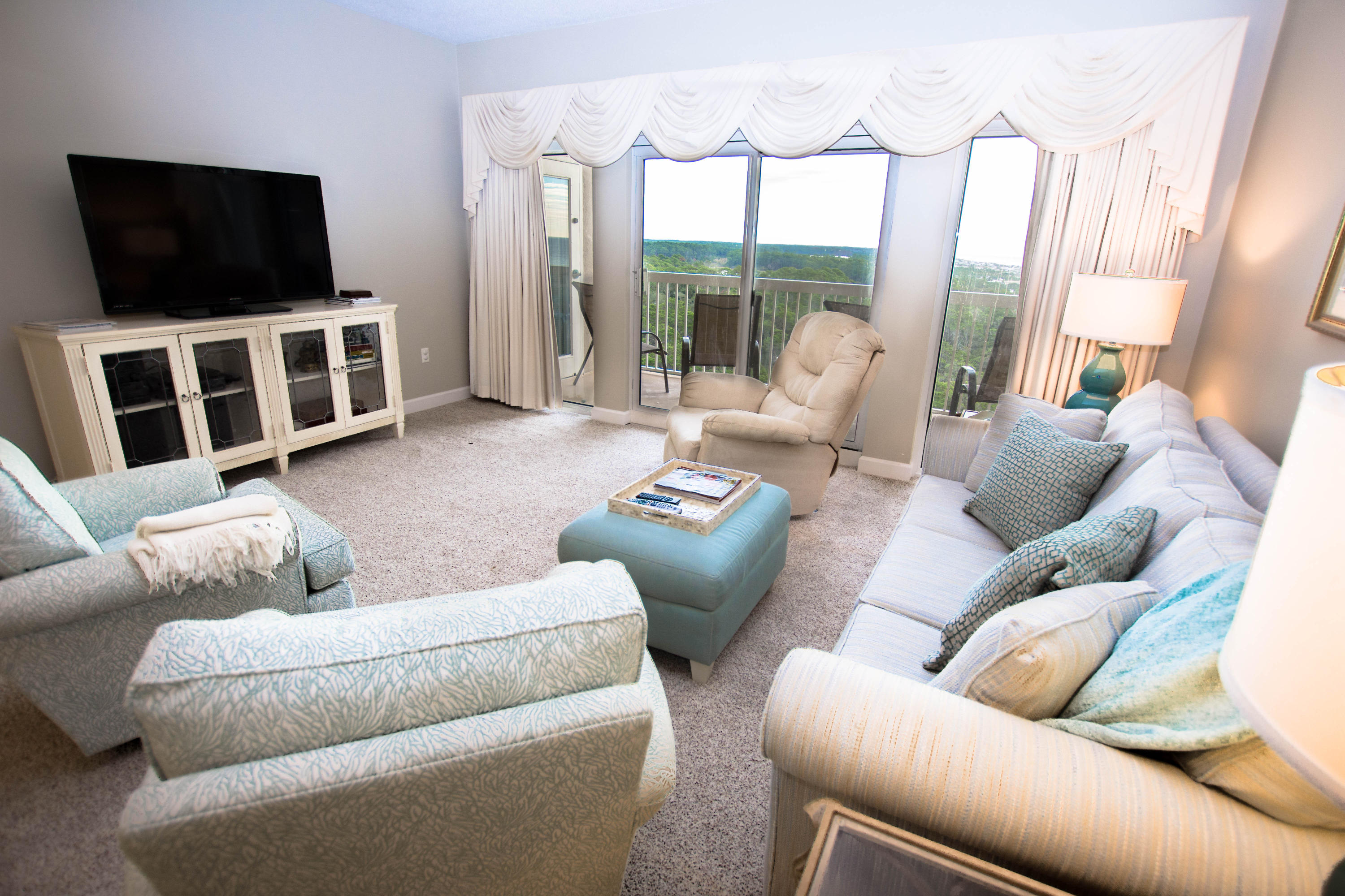 Enjoy the big view from your private balcony. Make great family vacation memories and you can take advantage of high dollar summer rentals. Lots of great amenities and close to many fun attractions. Buyer to verify all information.