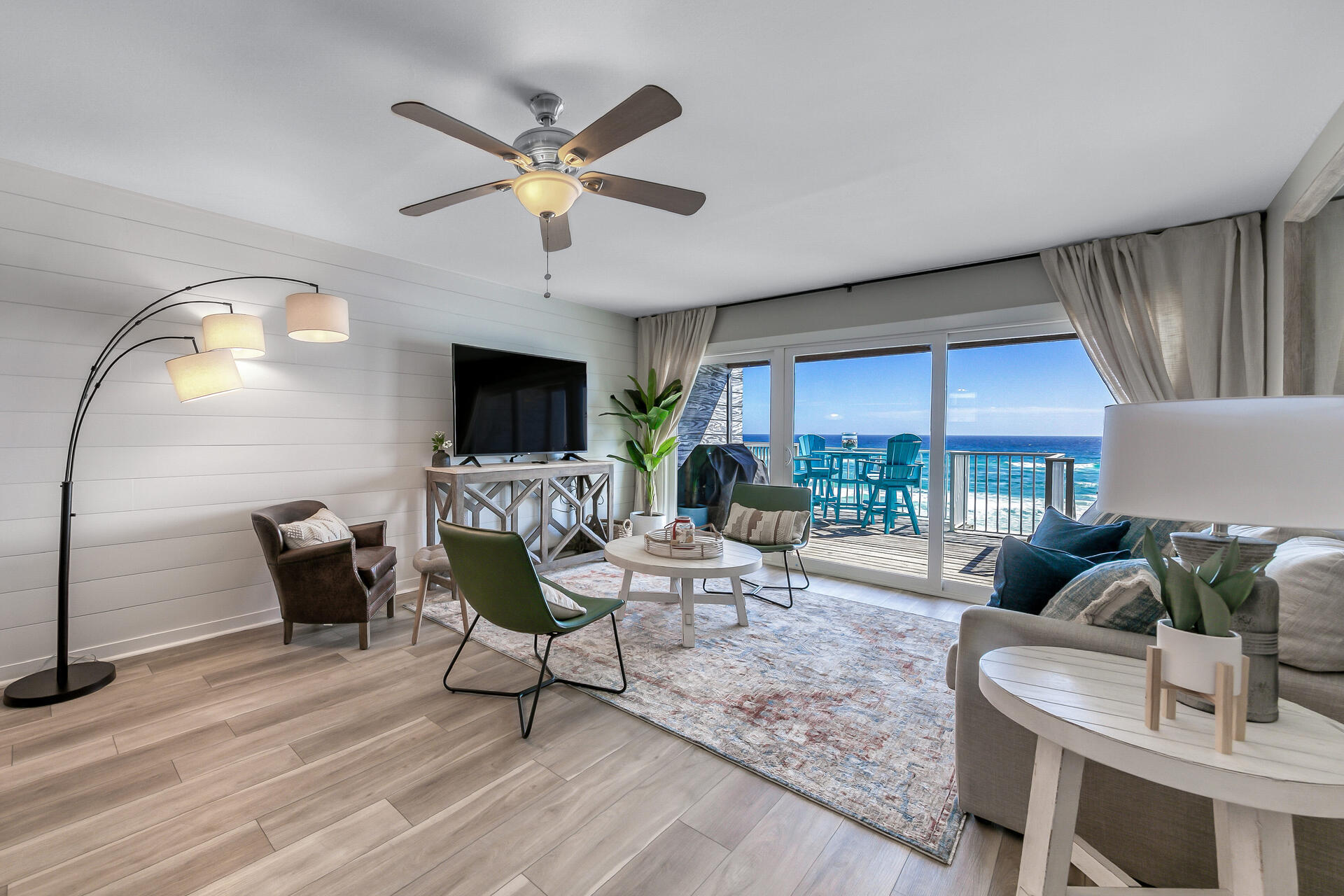 Completely renovated and newly furnished Beachfront Townhome in Miramar Beach.  Come enjoy one of the most amazing spots along the Emeral Coast just a few doors down from the famous Pompano Joes Seafood House and minutes away from the best shopping and dining experiences of both Miramar Beach and Destin.  This 3 bedroom, 3 bath townhome has been renovated with Luxury finishes throughout from new Luxury vinyl plank flooring, shiplap walls, subway tile, new bathroom vanities, to all new luxury costal style furnishings throughout.  Enjoy waterfront views from decks on all levels and easy access to your own little slice of paradise!  A perfect vacation rental with guaranteed 7.5% net cap rate and projected 13% cap rate from Avantstay.  with No HOA, don't let this get away! Additional Bonus Room/Living room was a previous bedroom turned into a living room. and kitchenette.  It still can be used as a bedroom for rentals.