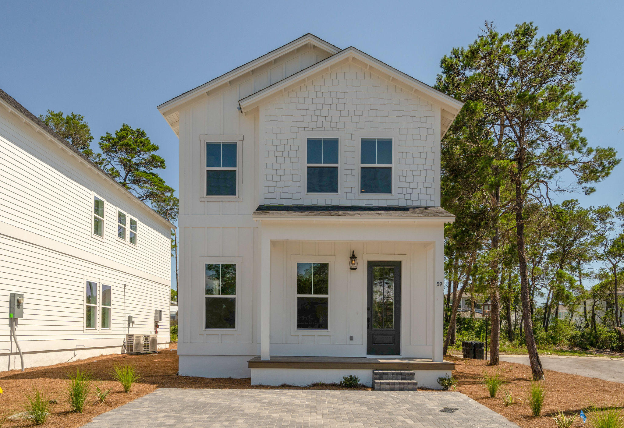 This home is move in ready. Home is located in the popular area of Inlet Beach. Community is at the nose of the Inlet Beach access and the Rosemary 30A entrance. This is a builder spec home with tons of upgrades. Title wood like floors, frame-less shower, paver driveway, upgraded counters in kitchen and bathrooms. Community has been featured in the parade of homes, building savvy and the builder association. Call anytime for scheduled showing or feel free to stop by our community. Model hours 10-4 and Sundays 1-4