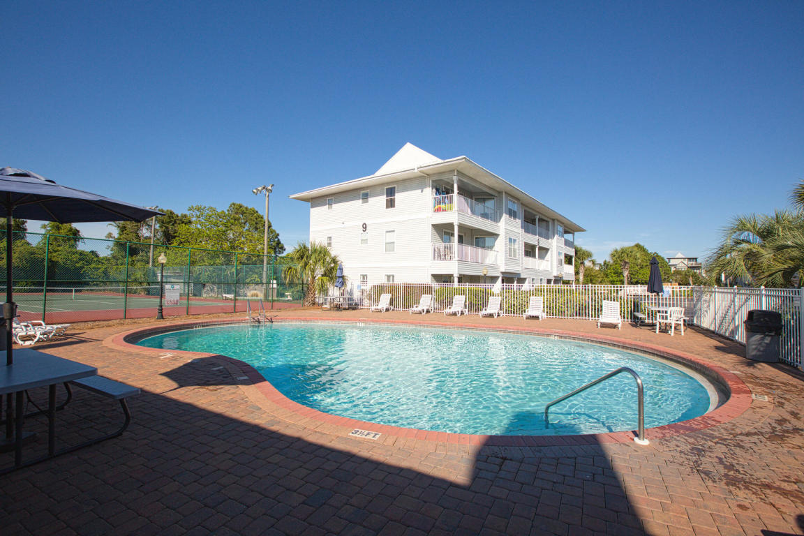 affordable beach retreat. Situated on the most coveted stretch of South Walton beach, this condo conveys fully furnished with new furnishings and TV's plus a seasoned rental history. Beachside Villas has two sparkling pools, tennis courts and shuffleboard plus easy beach access in a tucked away location in Seagrove Beach

with 2 coastal dune lakes offering kayaking, paddle boarding and eco-sploring. The Washer /Dryer and AC unit are both less than three years old.