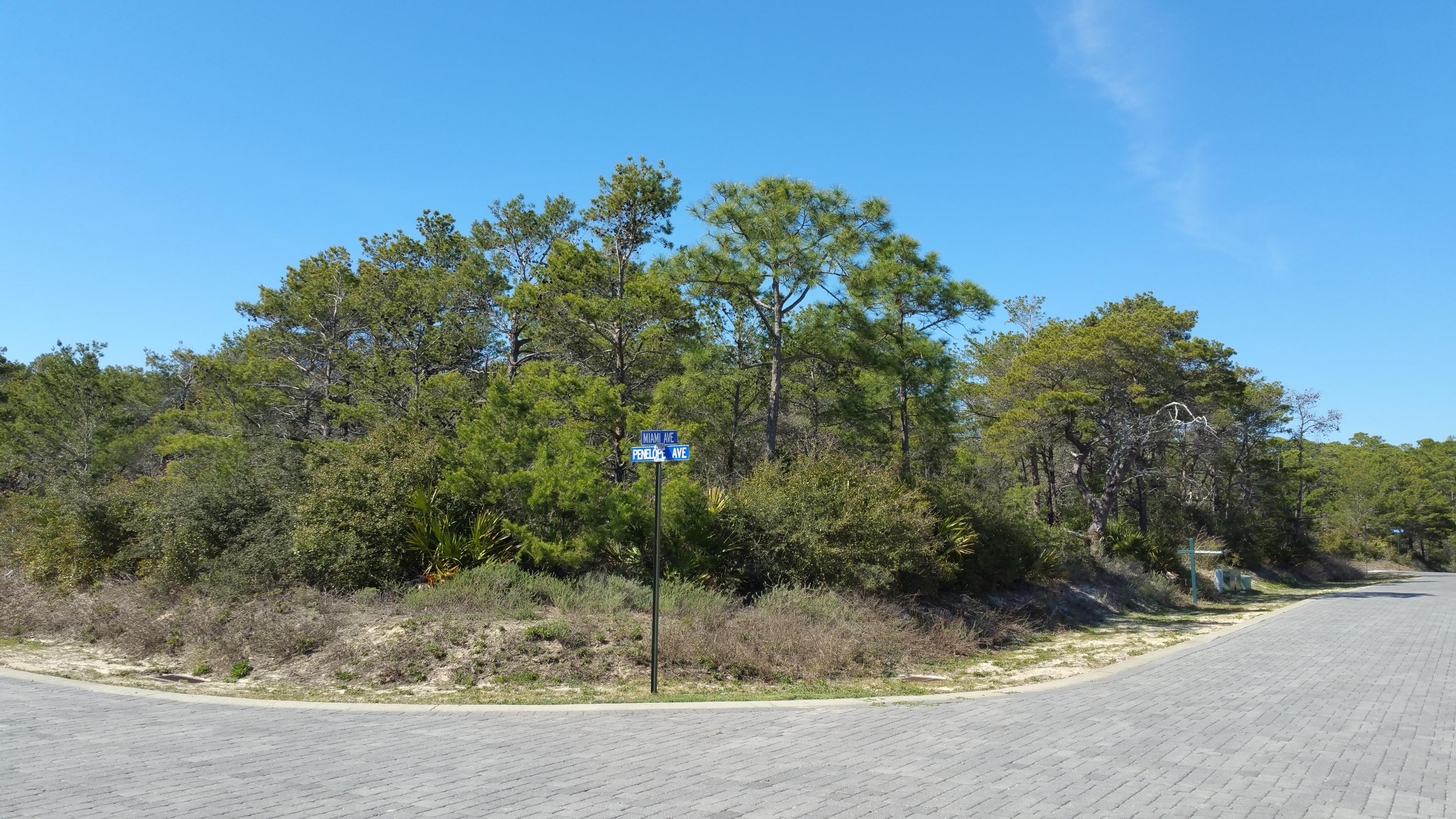 BANK OWNED- Don't miss out on this lot in Frangista Beach. Wooded corner lot within walking distance to the beach. The gated community of The Villas of Frangista offers community clubhouse and pool and brick paved roads. Lot 14 behind this lot is also for sale and both can be purchased together, see MLS 747965.