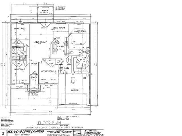 Brand New Home That Will Be Ready for Move In 30 April 2016!! SELLER WILL ASSISTS WITH CLOSING COST. YES,THIS STAR QUALITY, CUSTOM BUILT, ALL BRICK, SPLIT FLOOR PLAN,4 BEDROOM 2BATH HOME,IS COMPLETE WITH AN ARRAY OF SPECIAL FEATURES ONE WOULD HOPE FOR. HIGH IMPACT WINDOWS, NINE-TEN FOOT LACE TEXTURED CEILINGS ACCENTED W/CROWN MODING IN LIVING AREAS (GREAT ROOM/DINING AREA/LIVING ROOM). BEAUTIFUL 48'' in. WOOD PLANK FLOORING. HIGH BASE BOARDS, FINISHED BULL NOSE CORNERS, AND CEILING FANS IN EVERY ROOM. FULLY LOADED KITCHEN EQUIPPED WITH STAINLESS STEEL APPLIANCES,CUSTOM CHERRY CABINETS WITH GRANITE COUNTER TOPS. RAISED BREAKFAST BAR ADDS THAT SPECIAL TOUCH WHICH OFF SETS DINING AREA/BREAKFAST NOOK AND KITCHEN. MASTER BEDROOM SUITE WITH TREY CEILING OFFER TRANQUIL OASIS WITH A TWO-AT-A-TIME PRIVACY BATHROOM DESIGN. CUSTOM MASTER BATH SHOWER,DOUBLE VANITY W/GRANITE COUNTER TOPS AND WALK-IN CLOSET. LAUNDRY ROOM LEADS OUT TO FINISHED DOUBLE CAR GARAGE W/GARAGE DOOR OPENER. THE DOUBLE FRENCH DOORS OFF GREAT ROOM LEADS OUT ONTO COVERED PATIO, AND INTO LARGE, FULLY SOD, PRIVACY FENCED BACK YARD EQUIPPED WITH AUTOMATIC SPRINKLER SYSTEM. HAS UNDERGROUND UTILITIES TOO!! PRICED TO SELL. LOCATION IS CLOSE TO SHOPPING, THE BEACH, AND ONLY 6 MILES WEST OF HURLBURT FIELD AFB. FRONT GATE. YES, WELL WORTH OWNING!