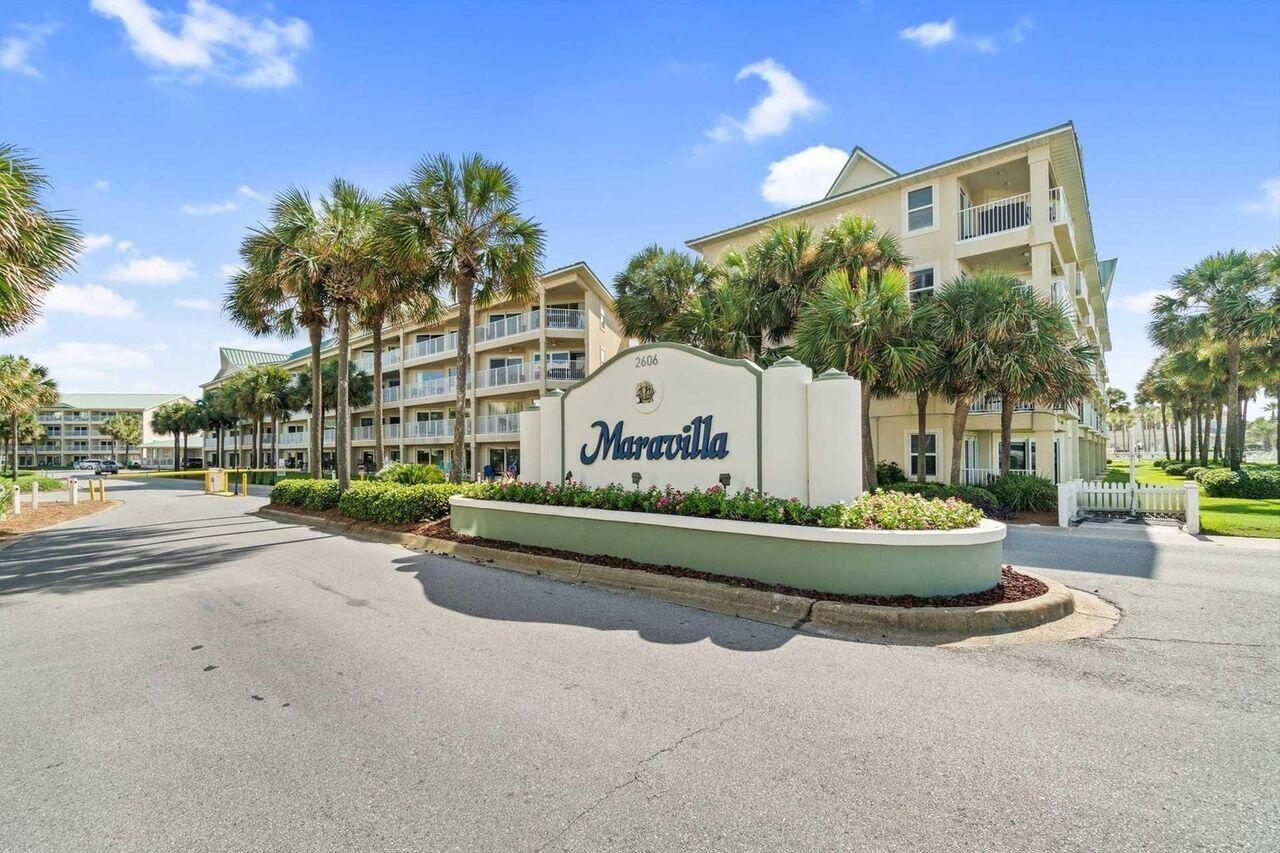 This 1 bed/2 bath condo offers approximately 762 sq ft of living space. The unit features a spacious layout with abundant natural light, creating a bright and airy atmosphere. The primary bedroom is generously sized, providing plenty of space for comfortable living.The soothing color palette and coastal-inspired decor throughout the unit contribute to a calming and serene ambiance. The open-concept design promotes a seamless flow between the living areas, allowing for easy entertaining and relaxation. Residents can enjoy the lush landscaping and scenic views from the unit's spacious balconies, which offer access to the outdoor spaces. The modern appliances enhance the overall aesthetic and functionality of the home. This condo is situated in a vibrant pet-friendly coastal community. This 1 bed, 2 bath condo offers about 762 sq ft of comfortable living space, with a bright, open layout and plenty of natural light. The primary bedroom is spacious, and the coastal-inspired decor and calming colors create a relaxing vibe throughout. The open-concept design makes entertaining easy, and the large balcony offers lush landscaping, scenic views, and access to the outdoors. Modern appliances add both style and convenience. Located in the vibrant, pet-friendly Maravilla community on Destin's best stretch of white sand, this fully furnished unitcomplete with hallway bunks and a sleeper sofasleeps six and is already on a successful rental program, making it a great investment for the upcoming season. Residents enjoy 500 feet of private beach with seasonal service and top-notch amenities like two pools (one with Gulf views), a hot tub, fitness center, BBQ grills, tennis and pickleball courts, all within a gated 33-acre property just minutes from great dining, shopping, and entertainment along the Emerald Coast. Pet-friendly rentals here are rare and in high demanddon't miss out on your slice of paradise.