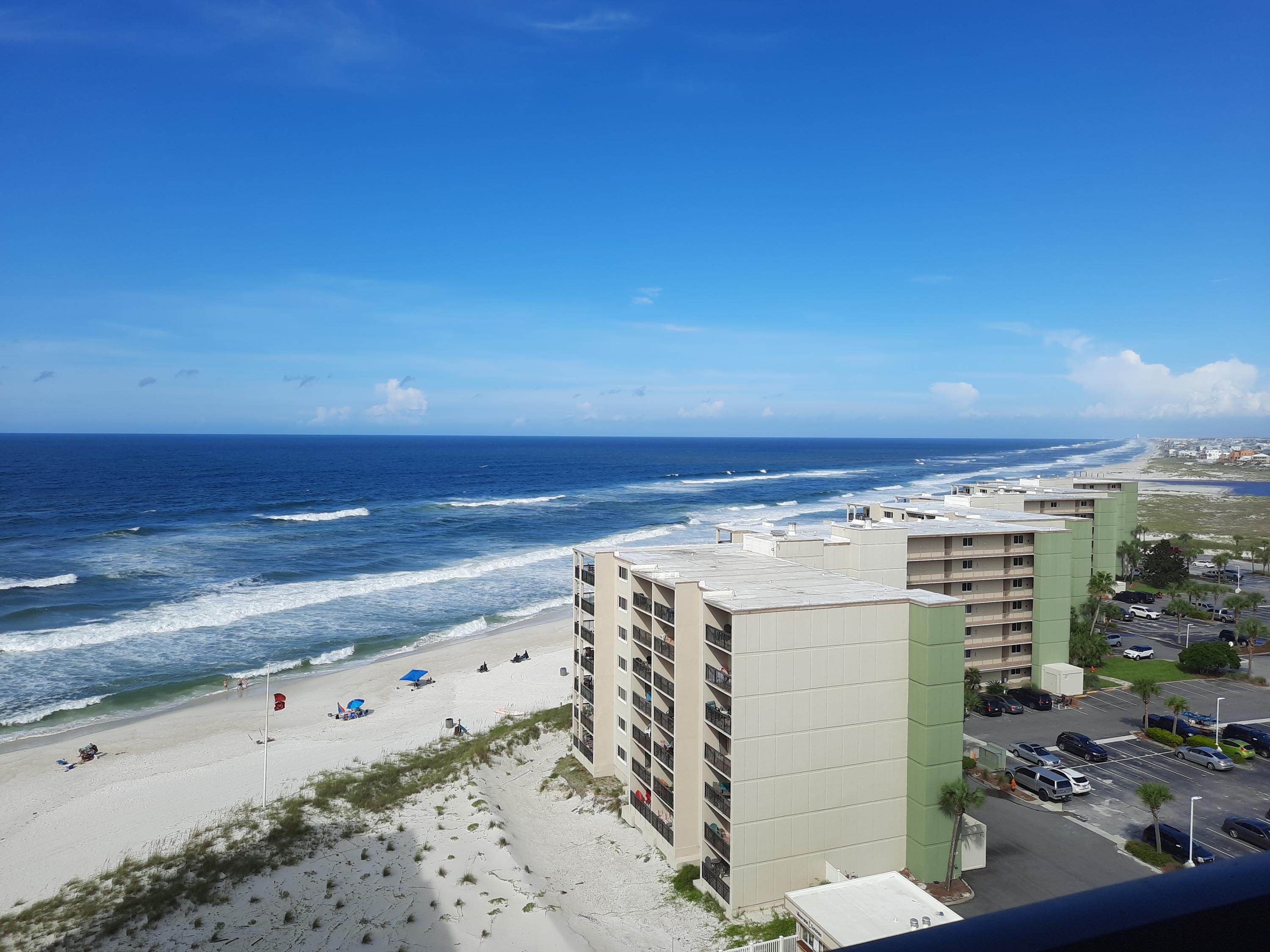 Make this remodeled beach condo your home, vacation home or rental. This impeccable 1 bedroom, 1.5 bath with gulf-facing balcony has it all, with unobstructed sweeping 9th floor views of the Gulf and Lake Powell. Pinnacle Port is a hidden gem within the prestigious gated community of Carillon Beach, five minutes west of Rosemary Beach and 30A. This condo has a brand new AC handler, vinyl plank flooring, paint, lighting, updated kitchen and baths, extensive custom carpentry and moldings, travertine tile and loads of storage. It also has brand new designer furnishings to add to this one-of-a-kind find at Pinnacle Port. Enjoy resort amenities including a Gulf-front indoor/outdoor pool, secondary pool, saunas, fitness  room, new tennis/pickleball courts, boat dock with new boat slips, kayak and paddleboard rentals, shuffleboard, BBQs, playground, ample unassigned parking and on-site security. HOA includes all utilities including cable and WIFI (power excluded).