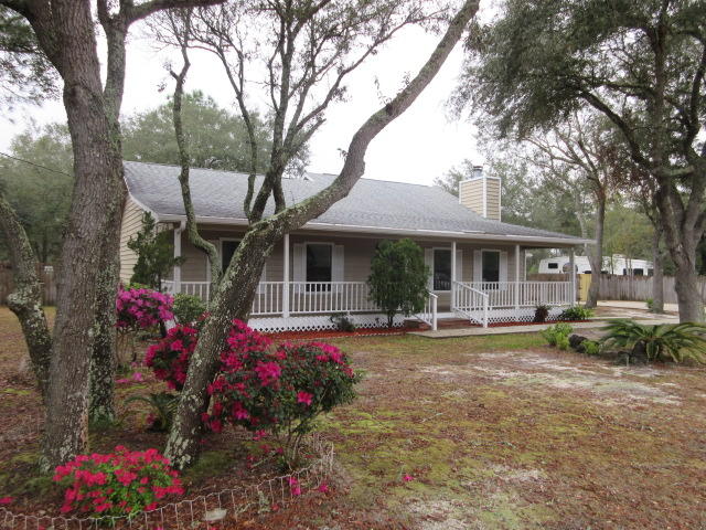 What a charming 3 bedroom, 2 bath REO home on an acre of private land! The home features laminate hardwood, tile and new carpeted flooring and a wood burning fireplace. There are brand new appliances, new counter tops in the kitchen, fresh paint inside and out and huge fenced back yard with an in-ground pool that has a new liner! There is also a shed and a cozy front porch for relaxing evenings. The location is convenient to schools, shopping, restaurants, Hurlburt Field and employment opportunities. This is a Fannie Mae Homepath Property.