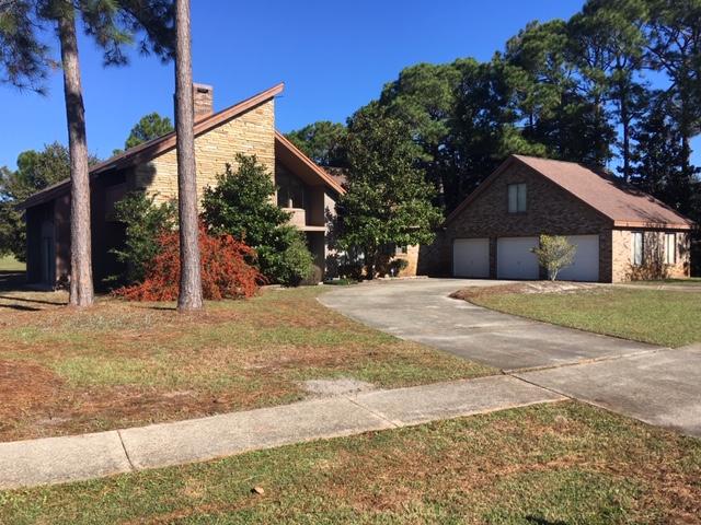 Calling all Golfers! At almost 4,000 square feet, this is home located at the 8th green of the Indian Bayou Country Club. This custom built, one owner home has 4 bedrooms, 3 bathrooms and 2 car garage plus a golf cart garage. A spacious studio, bedroom, with a full bathroom are above garage. Plentiful storage rooms and areas throughout the entire house. The home can use updating. An incredible opportunity to build equity! Home to be sold As-Is.