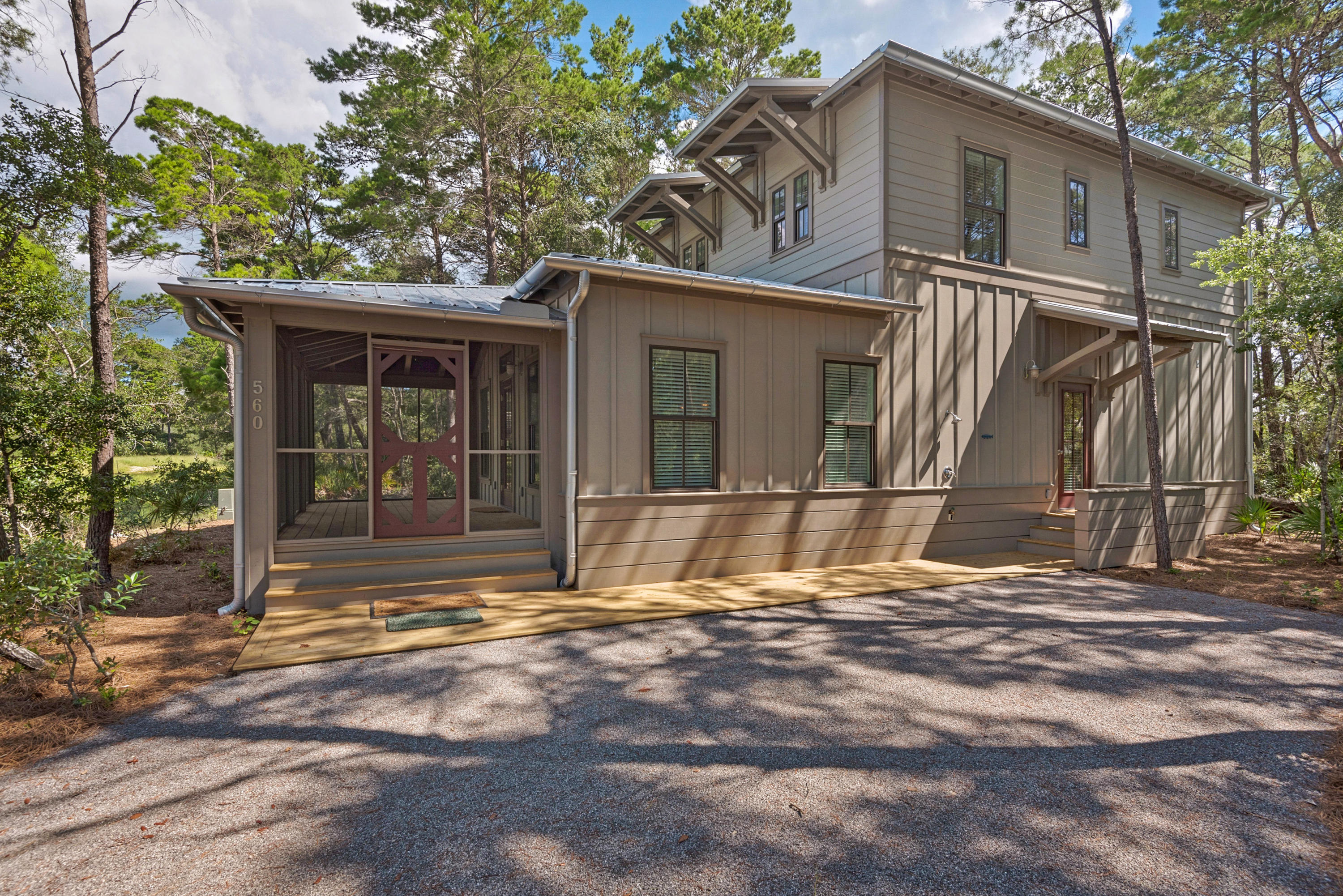 MAGNOLIA COTTAGES PHASE 2 - For anyone looking for quality and close proximity to the beach, this is the location! Magnolia is a very desirable neighborhood with a wonderful location near Alys, Seacrest & Rosemary Beach. The emerald waters and sugar-white sand is only steps away from the deeded beach access. Magnolia offers lush landscaping with brick paver streets. The 2 story home has large screened porch - a perfect gathering place for family and friends. Interior has gorgeous hardwood floors throughout, custom cabinetry, stainless steel appliances. and much more. Phase 2 has its own private community pool with park. Photos are of previous model.