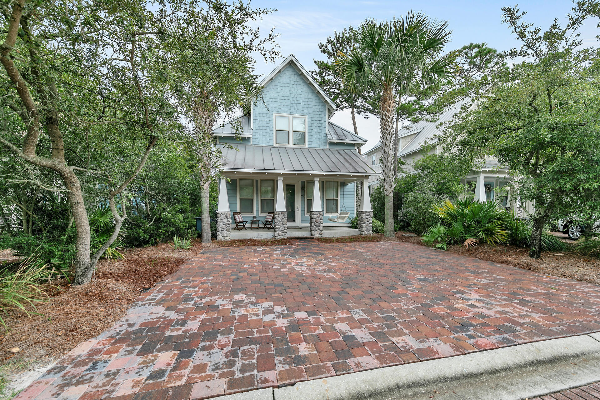 Cottages of Santa Rosa Beach is within walking distance to Scenic Highway 30A, Gulf Place Town Center with shopping, restaurants and public events, Ed Walline Regional Beach access along with the beautiful white sand beaches and emerald waters of the Gulf of Mexico. This comfortable 3 bedroom/3.5 bathroom home is in a small, quaint neighborhood of 16. Other features are a covered front porch, back patio, granite countertops, stainless appliances, an open floor plan with the master suite and a half bath on the first floor and two bedrooms/two bathrooms along with a family room upstairs. The location is excellent for a rental property, second home or primary residence. This home is offered furnished. A few personal items do not convey.