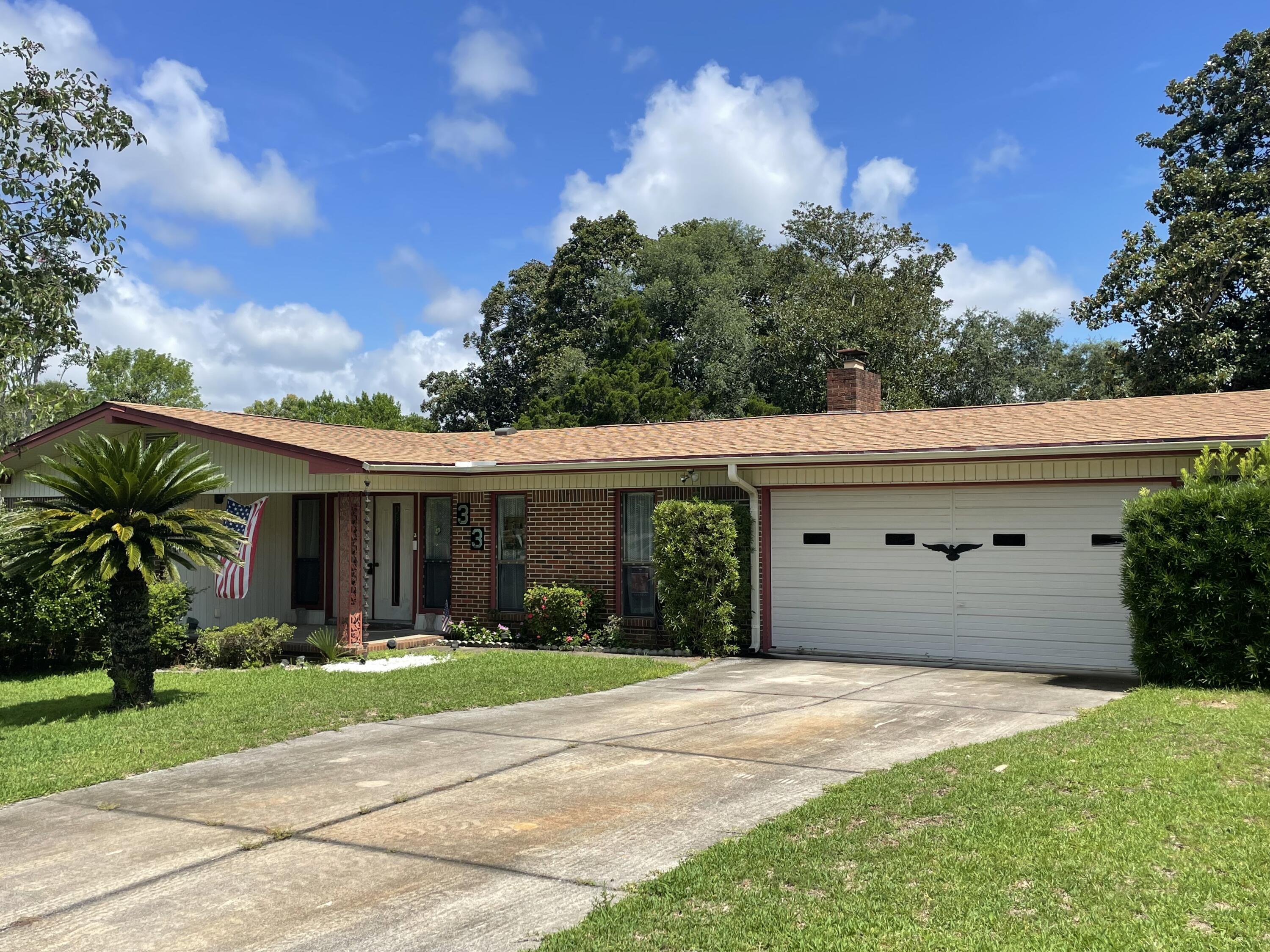 Well cared for Poquito Bayou home ready for its new owners! This 3 bedroom, 3 full bath home has so much space! Upon entry there are two sizeable sitting areas/bonus rooms along with a large coat closet. Bedrooms are spacious and primary bathroom has lots of light and a sliding glass door with a patio. Kitchen, dining area and a third sitting room are open to the great room with full bath attached and a Florida room with access to your HUGE backyard! One street over from Leo Norred park where the neighborhood's voluntary HOA (only $10 a year!) hosts events throughout the year. Less than half a mile to the Poquito Bayou Boat Launch and waterfront park. Home has copper wiring and a brand new 2021 roof. With all the major updates complete, this home is just awaiting your personal touch!