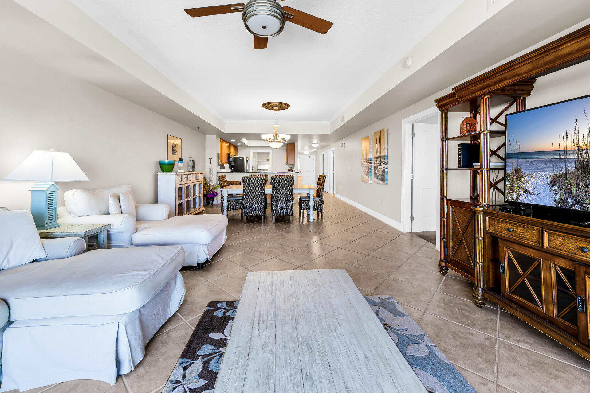 Located in the highly sought-after Holiday Isle, this Harbor Landing residence offers a rare combination of deeded beach access and immediate proximity to Destin Harbor, creating a seamless blend of beach and boating lifestyles. Just moments from Harborwalk Village, you are perfectly positioned to enjoy waterfront dining, entertainment, and seasonal fireworks from the comfort of your own balcony. The expansive covered balcony captures panoramic views of the harbor, the emerald Gulf, and the vibrant activity along the waterfront, providing an ideal setting for both relaxation and entertaining.

Inside, the open-concept living and dining areas are designed to maximize natural light and water views, with a seamless flow to the outdoor living space. The residence features two bedrooms, each with Gulf views and a private en-suite bath, offering comfort and privacy for owners and guests alike. A new AC system was installed in 2024.

Harbor Landing amenities include two pools, two hot tubs, and a gas grilling area with picnic space, enhancing the overall coastal lifestyle experience.

This is an exceptional opportunity to own in one of Destin's most desirable waterfront communities, where beach access and boating convenience come together effortlessly.

Ready to see it for yourself? Reach out for details or a private showing.

All information is deemed reliable and provided for informational purposes; buyers are encouraged to independently verify all details.