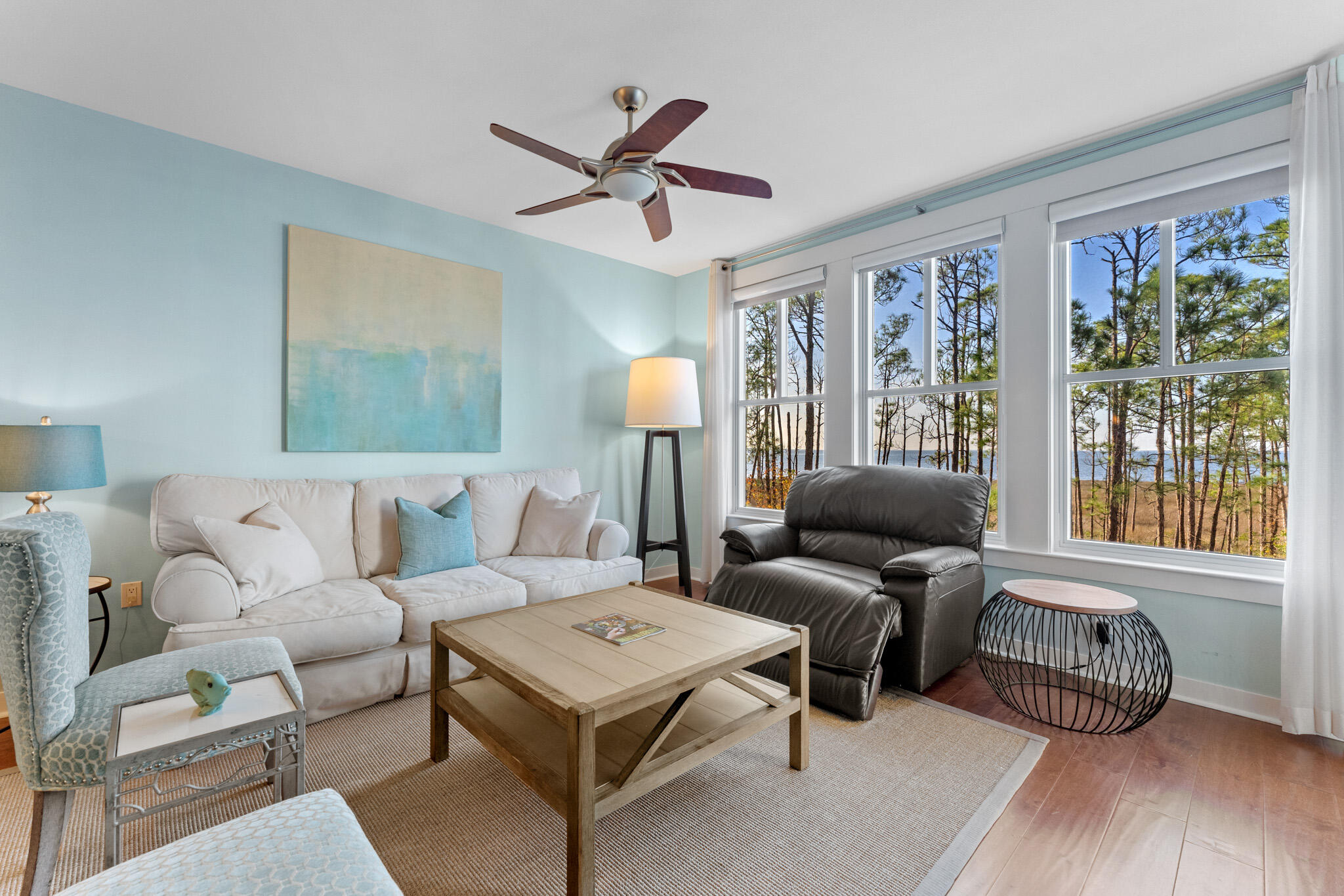 Absolutely beautiful condo with views of the Choctawhatchee Bay from your living room.  So peaceful and serene out on your private balcony! You get the best of both worlds here in the famous Sandestin Golf & Beach Resort and Baytowne Wharf.  You get the beach and the bay lifestyle all in one! Bahia is situated within walking distance to the popular Baytowne Wharf of Sandestin and all the shopping, dining, and entertainment that it has to offer with a schedule of outdoor festivals and special events for the entire family.  Also within walking distance is the Sandestin Tennis Center and The Baytowne Marina where you can take a quick stroll on the pier in the evening to watch those spectacular sunsets.  Then, Sandestin Golf & Beach Resort offers the crystal white sandy beaches and multiple golf courses with incredible views of the Choctawhatchee Bay, marshes, wetlands, and pine forests.  Bahia resort includes an exclusive lagoon-style swimming pool, exercise facility onsite, Solstice Club & the access-controlled parking garage below.  Pet friendly community for Owners! It's also just a golf cart ride to Grand Boulevard for more shopping, fine dining, and much more.  If you're looking for a location that you never have to get in your car, it's all in one place, this is it! Resort lifestyle at its best!