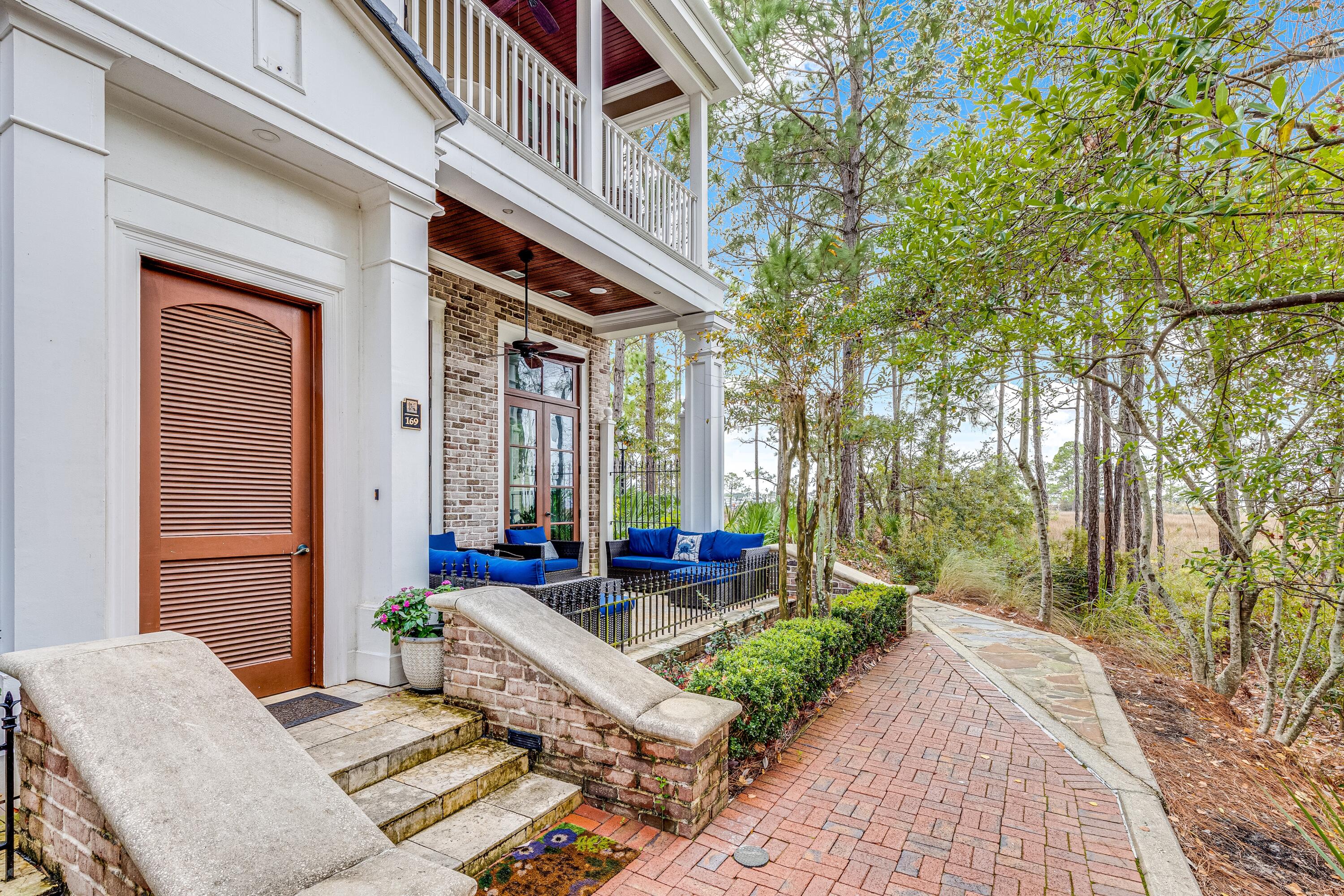 Located within the popular Sandestin Golf and Beach Resort, this three-story bayview townhome sits in the gated, New Orleans-inspired community of Le Jardin, right in the heart of the Village of Baytowne Wharf. As one of the few end units, this home features additional side windows with bay views, filling all three levels with exceptional natural light that interior units simply don't offer.

Offering 3 bedrooms and 3.5 bathrooms, this thoughtfully designed residence feature porches off every bedroom, plus a spacious porch on the first floor. The first- and second-floor porches are covered, while the open-air third-floor porch off the primary suite provides a stunning vantage point for taking in expansive Choctawhatchee Bay views. Every porch enjoys incredible water views, c creating seamless indoor-outdoor living on each level.
The first floor welcomes you with an open living area, a pull-out sleeper sofa, and a well-appointed chef's kitchen featuring Viking and Sub-Zero appliances, along with a dining area that opens directly to the large covered porch-perfect for entertaining or relaxing after a day at the beach.

The second floor includes two guest bedrooms, each with balcony access, while the entire third floor is dedicated to the private primary suite. This retreat offers a king bedroom, walk-in closet, private open-air balcony, and a spa-inspired ensuite bath with floor-to-ceiling Carrara marble, glass walk-in shower, soaking tub, and double vanity.

Le Jardin residents enjoy a gated courtyard, covered parking, pool, kiddie pool, hot and cold spa, fitness center, grilling area, and outdoor fireplace. Just outside your door, the Village of Baytowne Wharf offers an unmatched lifestyle with boutique shopping, restaurants, and year-round live entertainment, including concerts, movies, festivals, and special events.

Currently used as a short-term vacation rental, this property is ideal as a second home, income-producing investment, or a combination of both- offering a rare opportunity to own a gated bayview townhome in one of Sandestin's most desirable locations.

Sandestin Golf and Beach Resort features more than seven miles of beaches and pristine bay front, four championship golf courses, 15 world-class tennis courts, a 226-slip marina, a fitness center, spa and celebrity chef dining. Shop, dine and play at the charming pedestrian village, The Village of Baytowne Wharf and more. 

Inside the gates of the resort, residents enjoy a balanced lifestyle of high-class living, spanning the 2,400 acres from the beach to the bay. Everything within the gates of the resort is accessible by golf cart or bicycle. The entire resort is interconnected by miles of pedestrian, bike and golf cart paths that weave through groves of live oaks, meandering past natural lagoons, fountains, man-made lakes, and meticulously landscaped fairways.