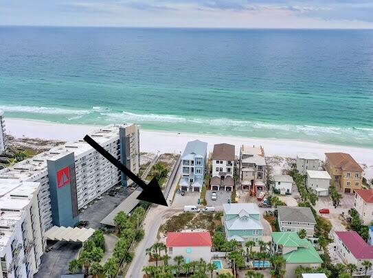 LOCATION is everything!  This is a CORNER LOT, a DOUBLE LOT, and it is located ACROSS the street from the GULF, with VIEWS! It is directly across from the neighborhood beach access!  No through traffic on this dead-end street! Great opportunity to build in Miramar Beach! Cleared and ready to build!  All the work has been done for you!  This includes the soil/geo testing, and the structural and architectural house plans that are signed and sealed by the engineer.  Outstanding rental income potential, or build your own personal or vacation home!  NO HOA FEES!  Enjoy all that the Destin and Miramar beaches have to offer, including dining, shopping, watersports, and entertainment!  Within walking distance to restaurants and Silver Sands Outlet Mall. Convenient to airports, Scenic 30A, Destin.