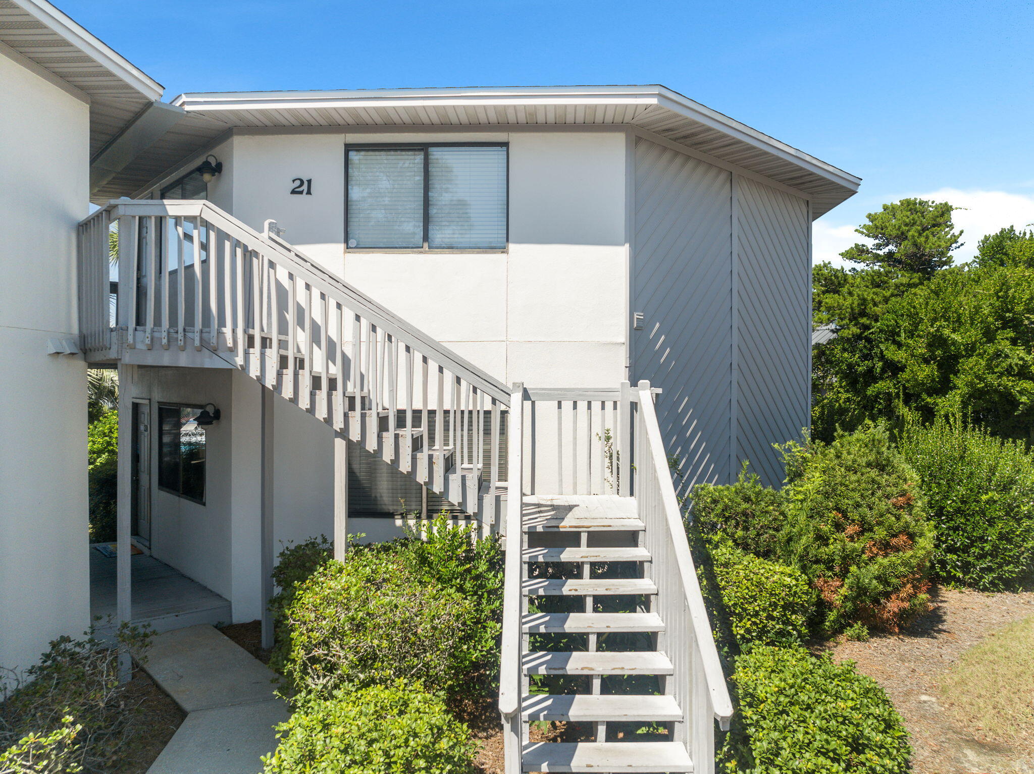 Fully furnished and move-in ready 2b / 2b condo, is just a short stroll from Miramar's stunning beaches and ideally located to create memorable family vacations.  Ground floor convenience, it provides easy access, great for families with small children. 

The spacious interior boasts a modern eat in kitchen with granite countertops, and SS appliances. Tile floors in the main living space adds style and practicality, for your sandy feet after a beach day.  2 queen beds in each bedroom and a sleeper sofa, allows you to sleep at least 6 people.

Relax on the covered back patio or take a dip in a pool, just steps from the unit.  After spending your day on the beach, this charming community is conveniently located near restaurants, shopping, waterparks and so much more.    Priced to sell. Crystal Village offers family-friendly amenities including two community poolsone of which is seasonally heatedperfect for a refreshing dip after a day of sun and sand. There's also convenient bike storage for family rides and a cozy community room for gatherings.

Near great shopping and dining options, this condo is not just a vacation home; it's a smart investment.