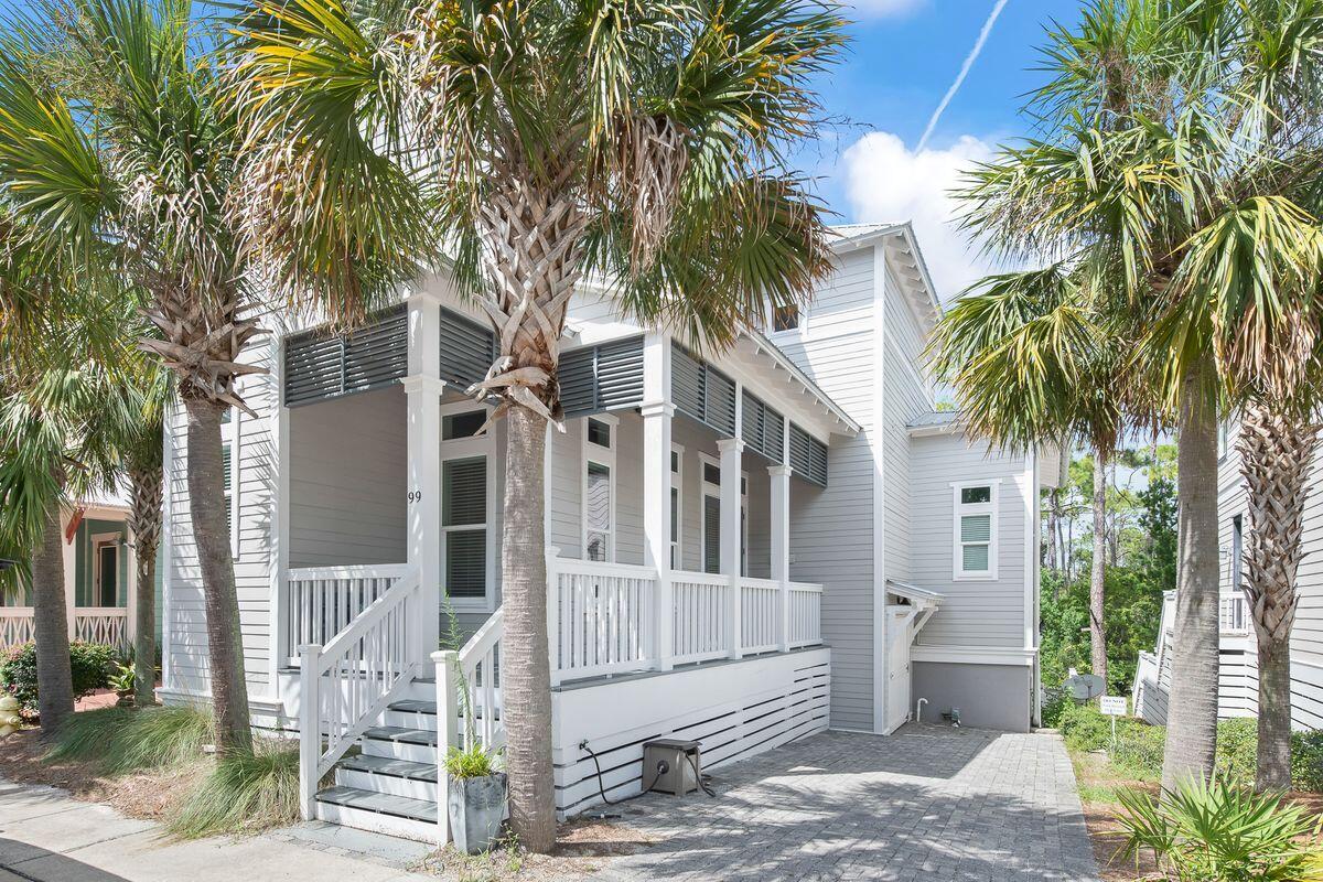 If you're looking for privacy and relaxation, look no further than this stunning Seacrest Beach home that both backs to green space and has its own private heated pool. This 2,749-sq.-ft. home, which features four beds and 5.5 baths, checks a lot of boxes for family gatherings, entertaining friends and unwinding solo whether you're purchasing as a vacation retreat or rental investment opportunity. 

The home's first floor boasts an owner's suite, guest accommodations with outdoor access, a bunkroom, and a cabana room with day beds and built-in storage directly off the pool area. An open kitchen, dining and living areas flow to a large screened porch overlooking peaceful green space behind the home. Hardwood floors, shiplap accents, subway tile, sliding barn doors, granite countertops and stainless steel appliances are notable features of this beach escape. The pool area is complete with ample patio space and a porch swing. The second floor features bunk space for sleeping six and a king suite with an adjoining bath. 

A pool heater and AC unit have both been recently replaced and the exterior of the home features fresh paint. Seacrest Beach has a lagoon-style community pool and deeded beach access, all within walking distance to the shops, restaurants and entertainment in Rosemary and Alys Beaches.